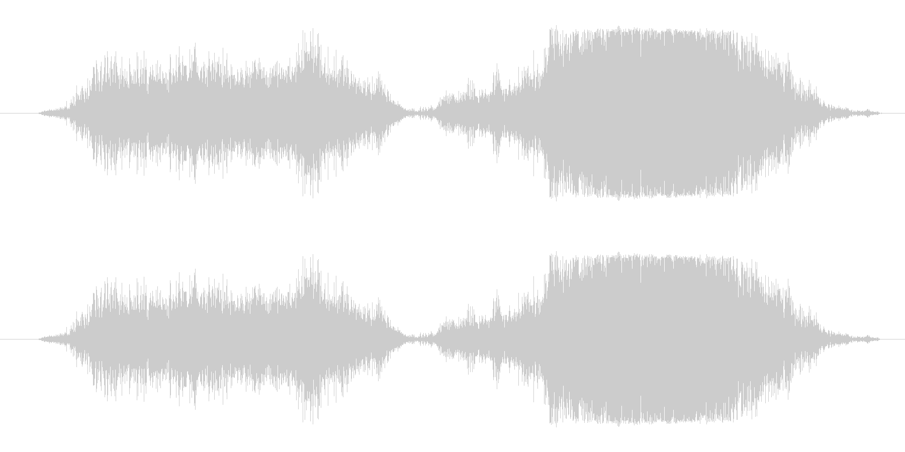 ボウッボボボボゥ(炎が舞い上がる音)の未再生の波形