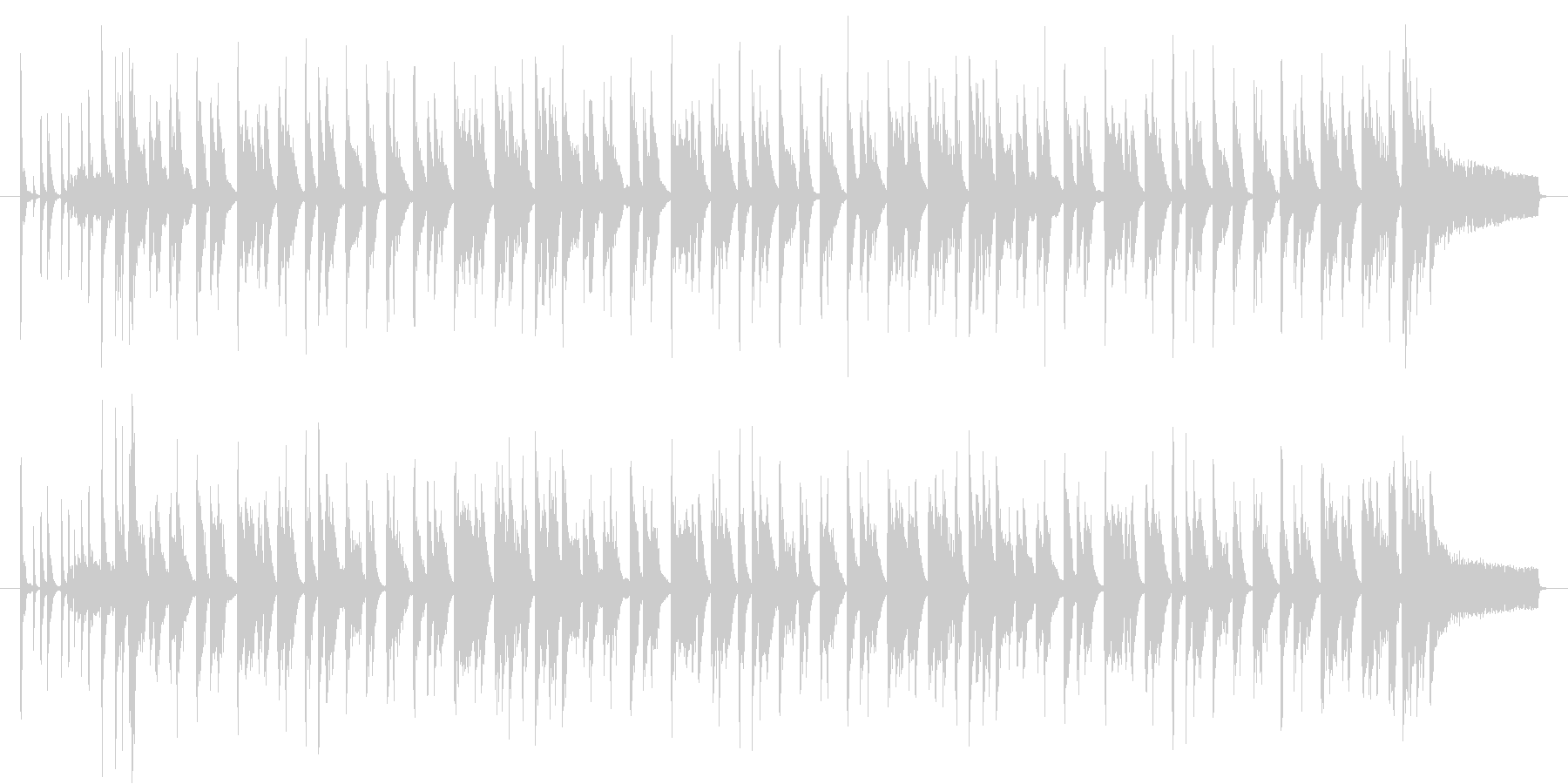 新年を明るく迎えるような和風な音楽ですの未再生の波形