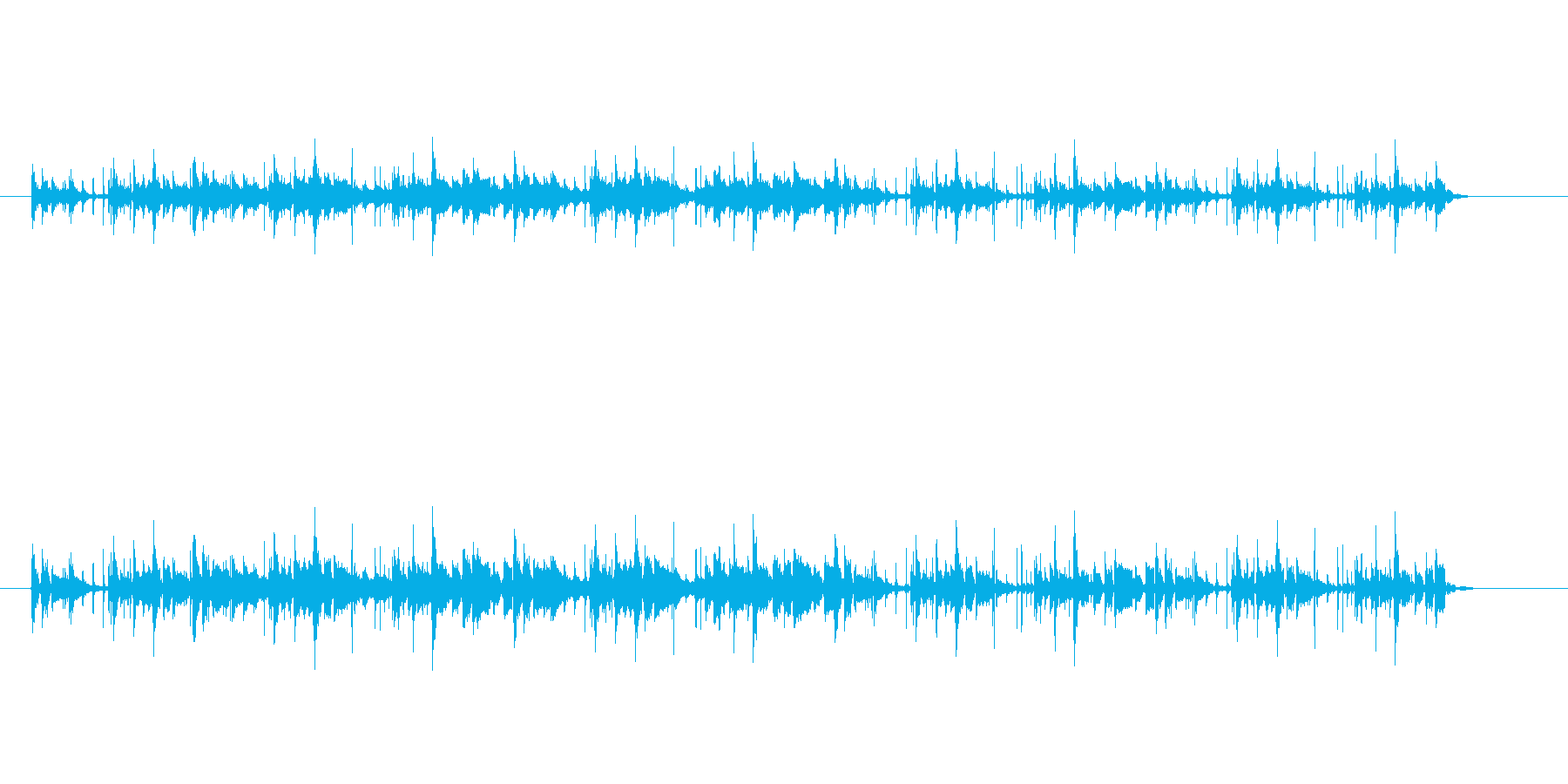 中近東音楽風の再生済みの波形