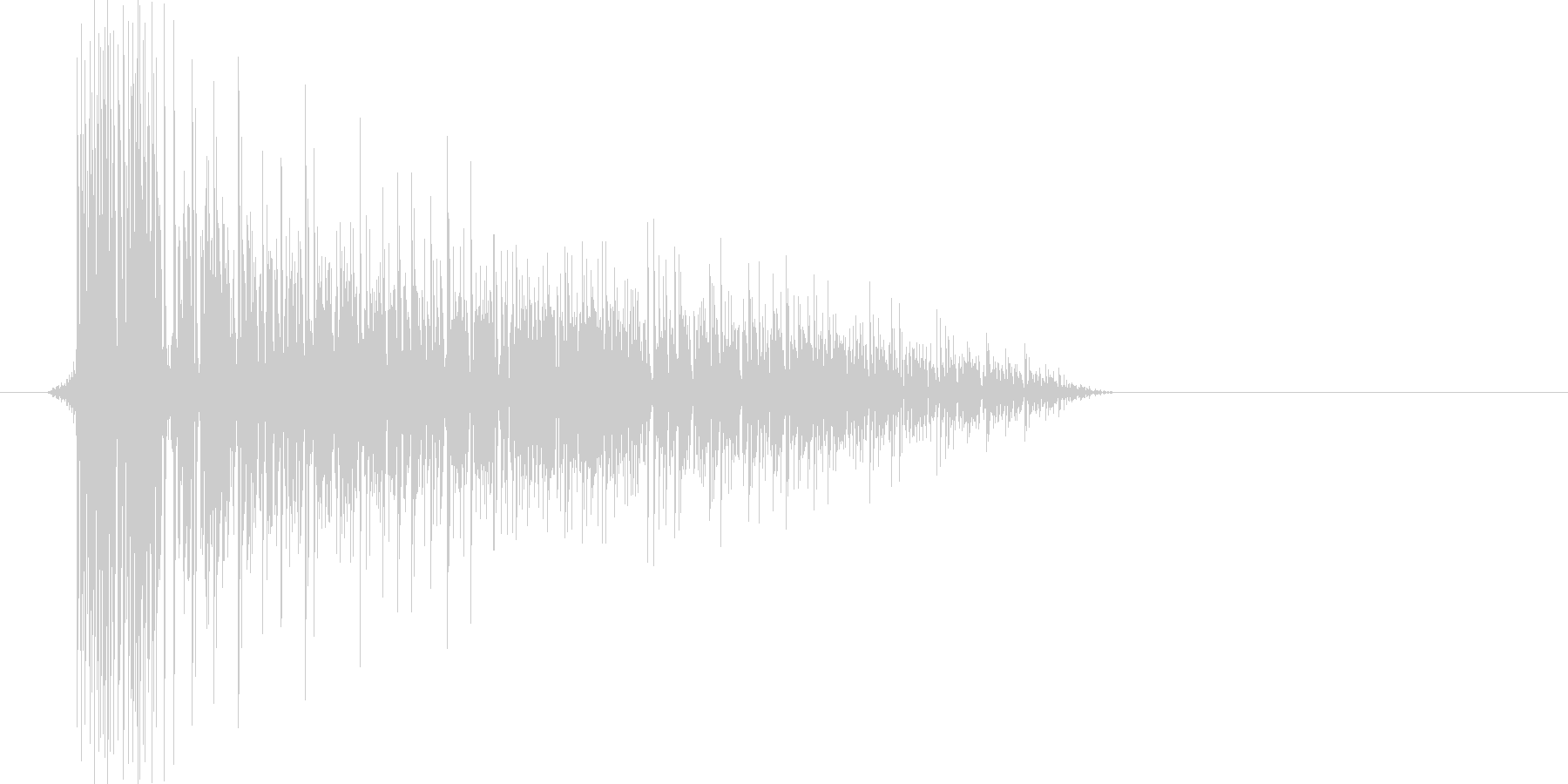 ゲーム(ファミコン風)爆発音_001の未再生の波形