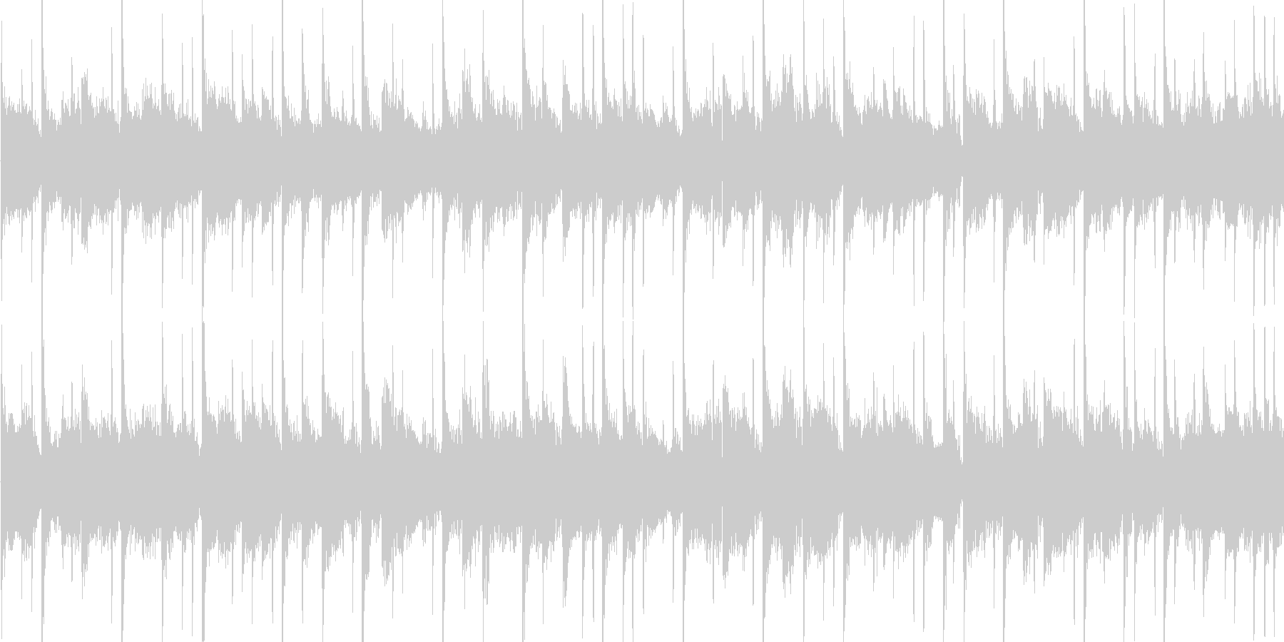 明るい雰囲気の短めのループ楽曲です。の未再生の波形