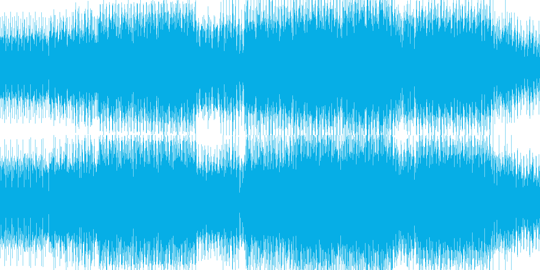 エレクトロBGM(electro)の再生済みの波形