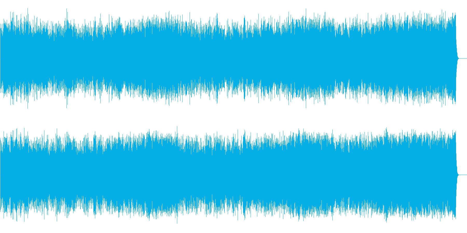 ポップ/ロック(オープニング向け)の再生済みの波形