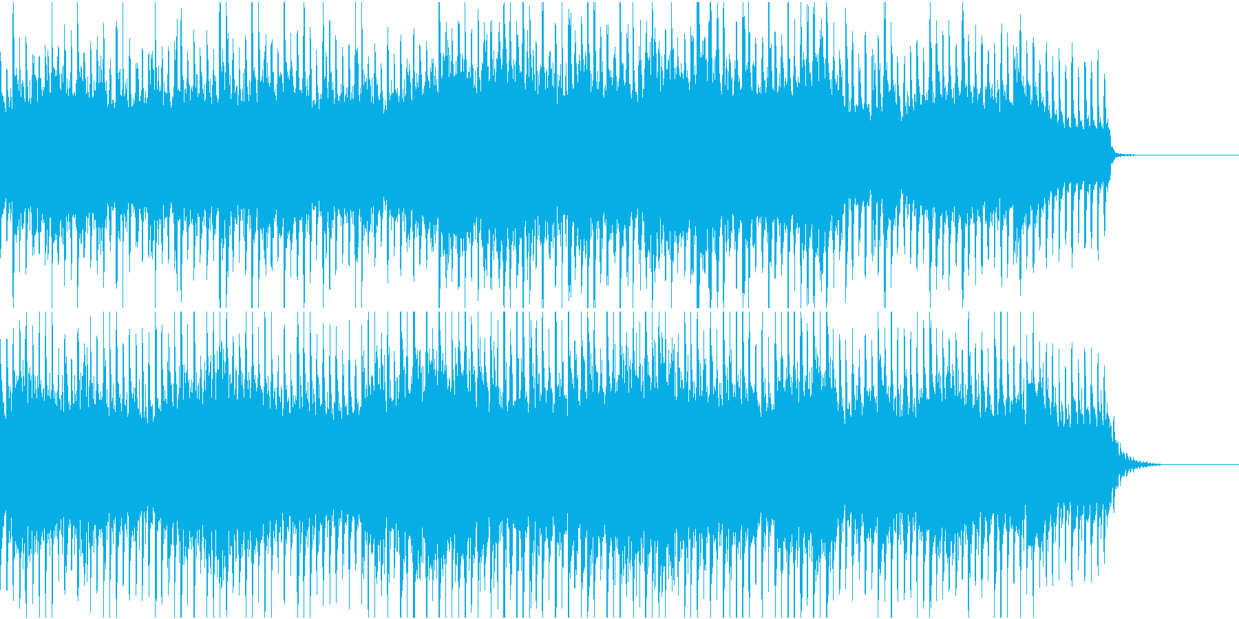 イルミネーションBGM③ビート感の再生済みの波形