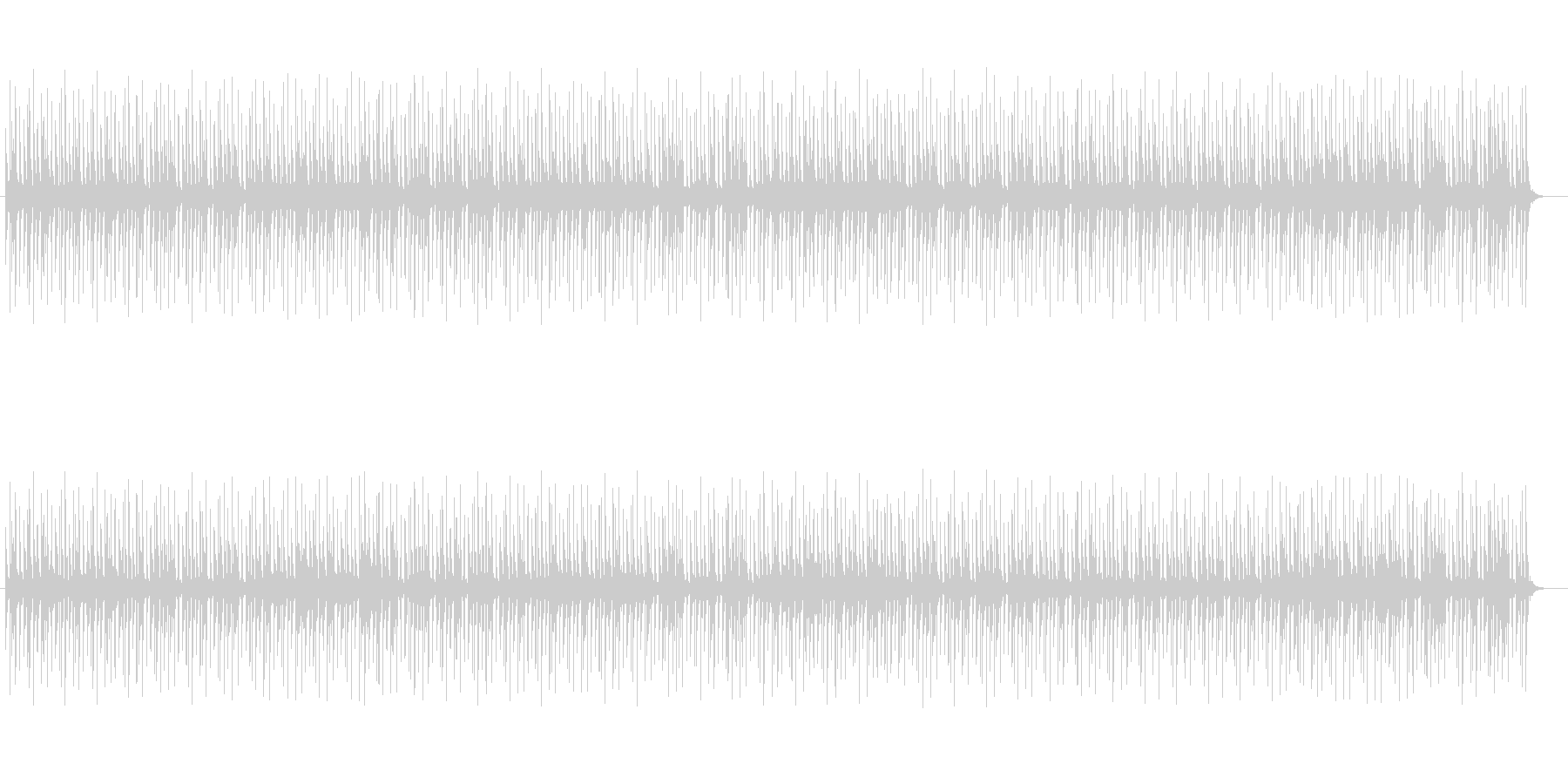 神秘的な響きシンセが特徴のポップスの未再生の波形