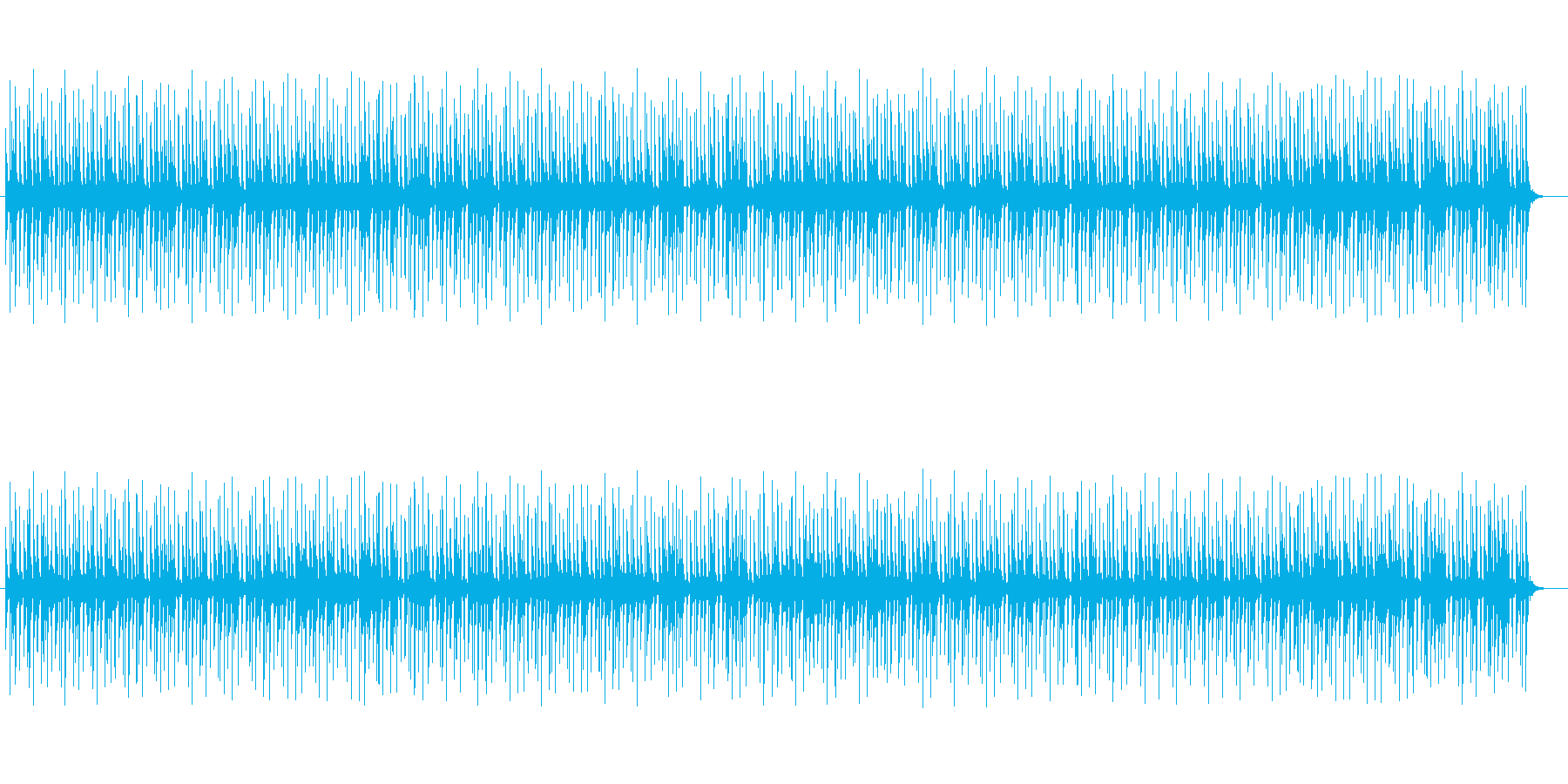 神秘的な響きシンセが特徴のポップスの再生済みの波形