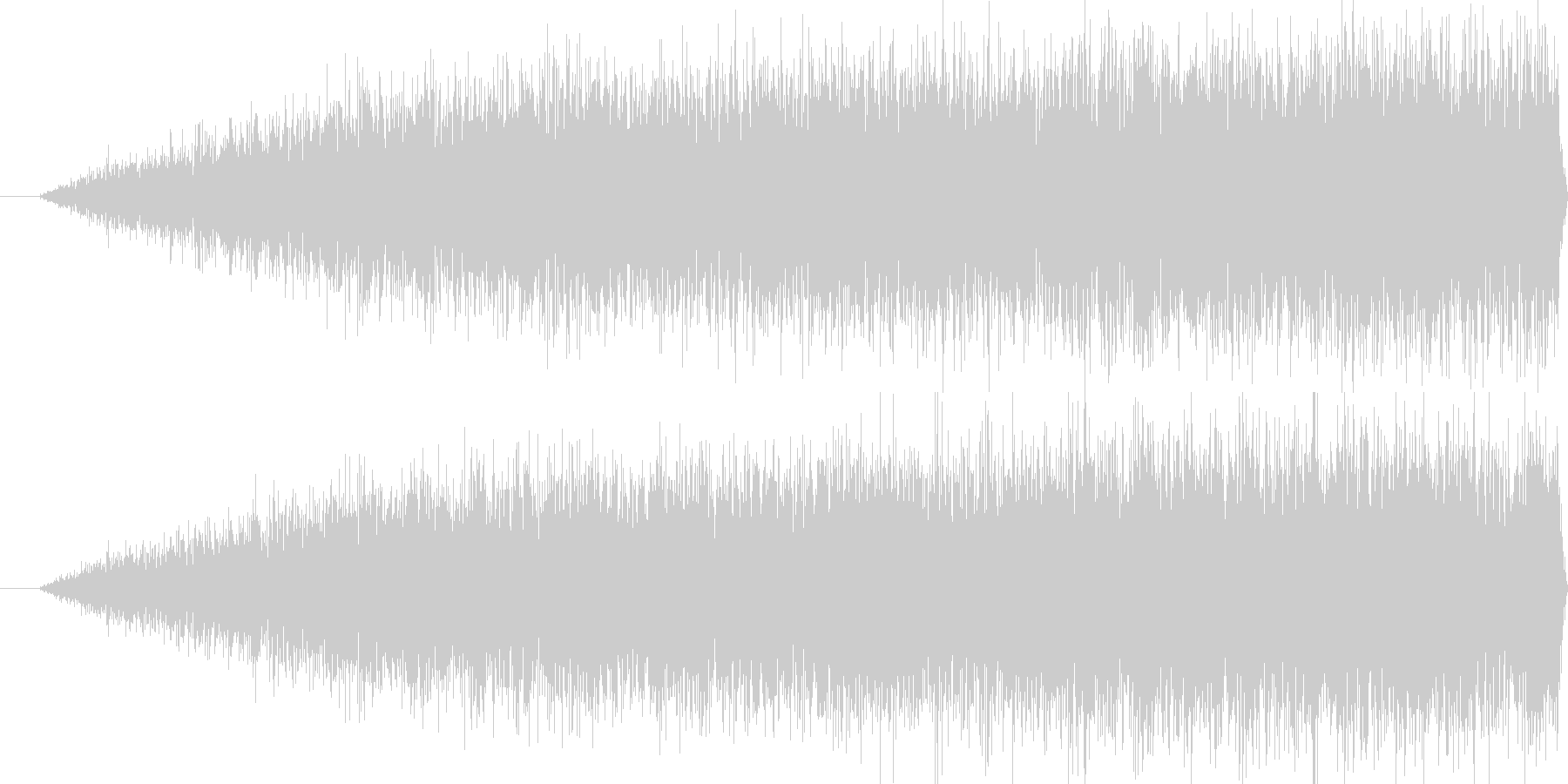 パワーアップ中の音の未再生の波形