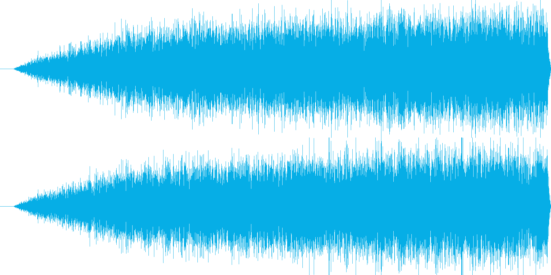 パワーアップ中の音の再生済みの波形