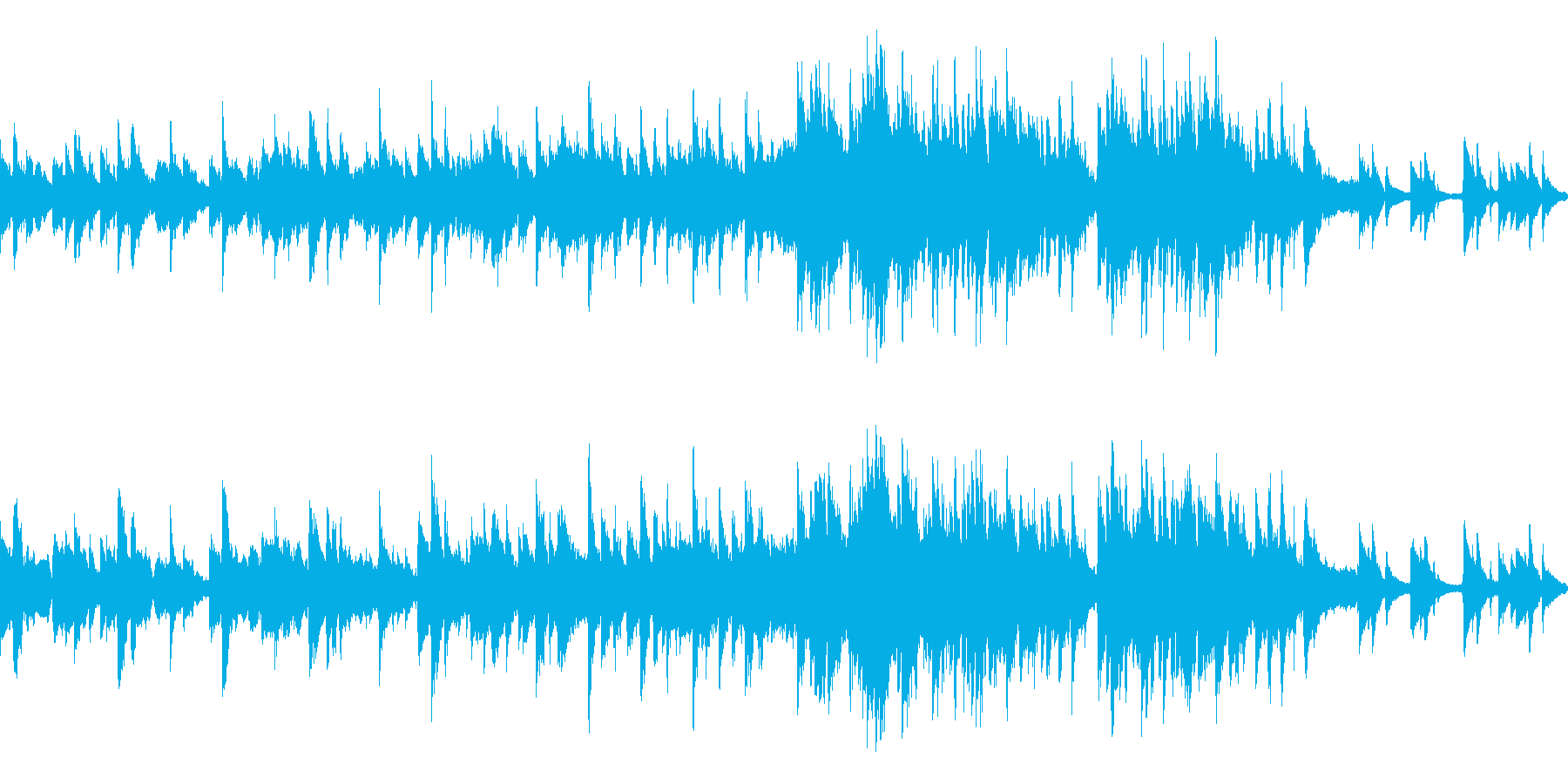 保険見直さなきゃって思わされるハミング曲の再生済みの波形