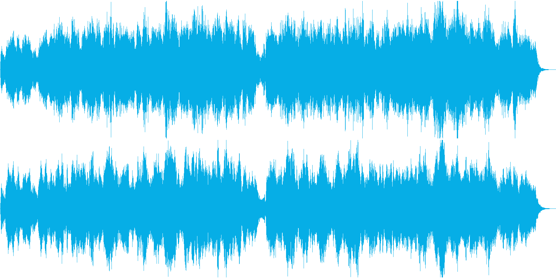 ピアチェールダモール/愛を演出するBGMの再生済みの波形
