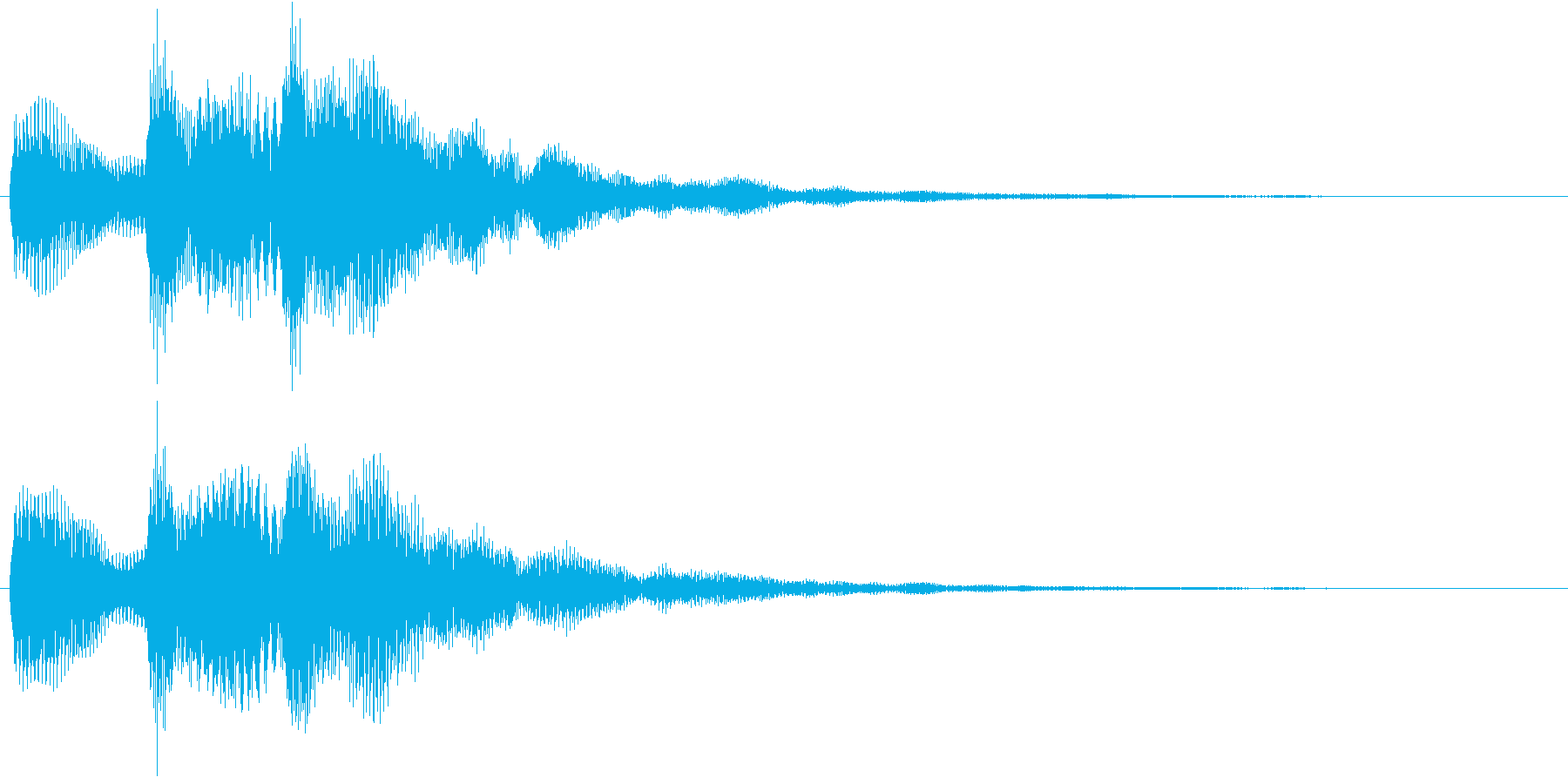 環境音系の効果音です。の再生済みの波形