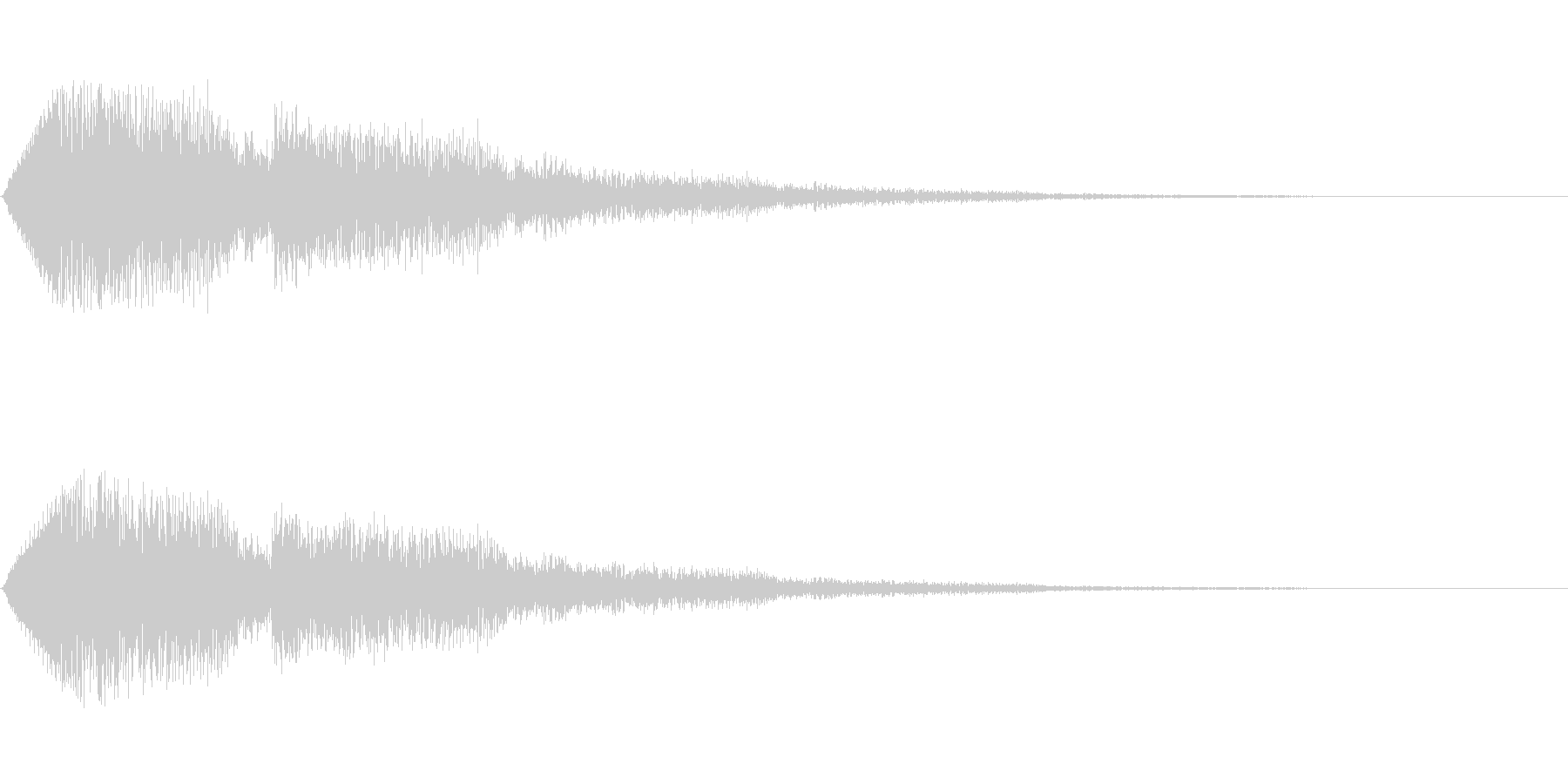 ピンチや怪しい雰囲気に合う効果音です。の未再生の波形