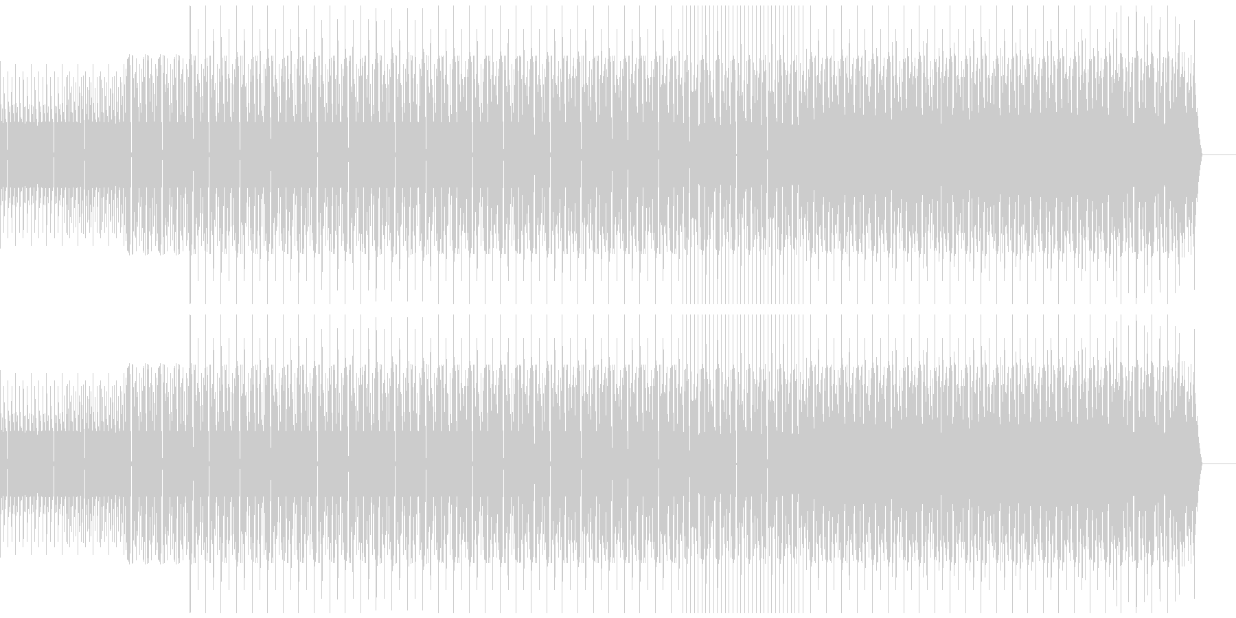 ベース,ハウスの未再生の波形