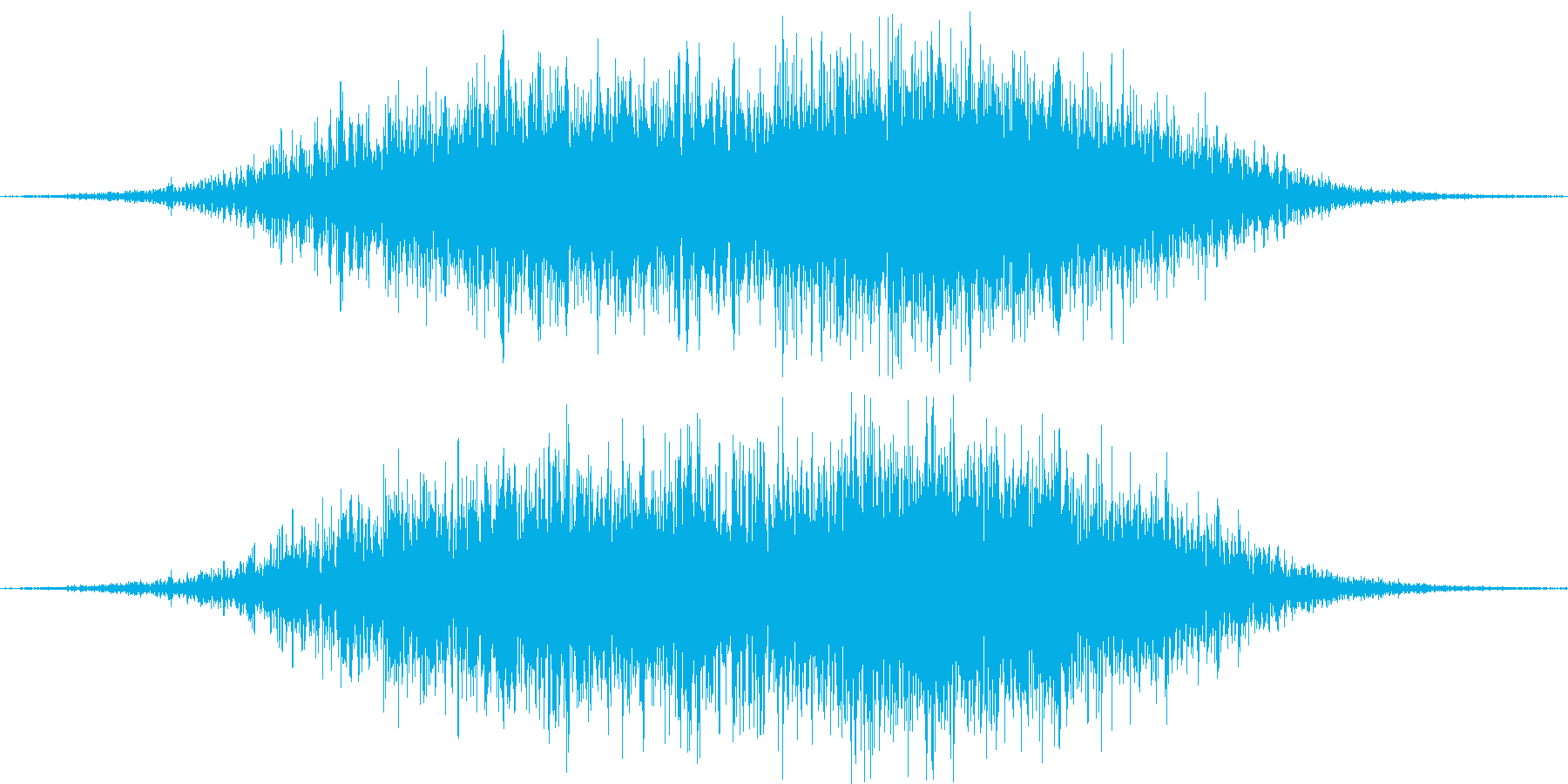 空間的な効果音です。の再生済みの波形