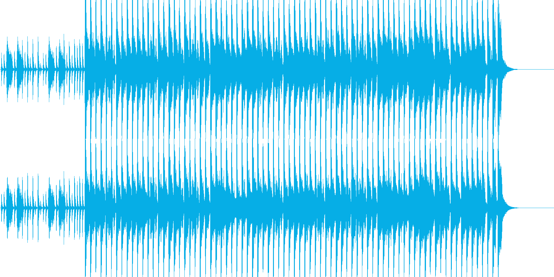 入場等に使える華やかで可愛い行進曲の再生済みの波形