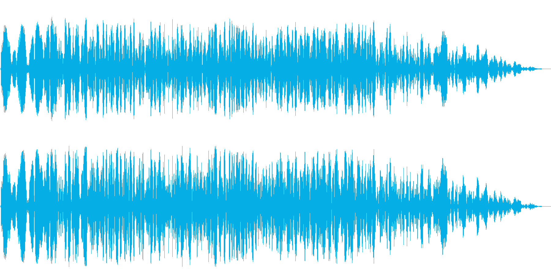 ゴゴゴッ(爆弾系の音)の再生済みの波形