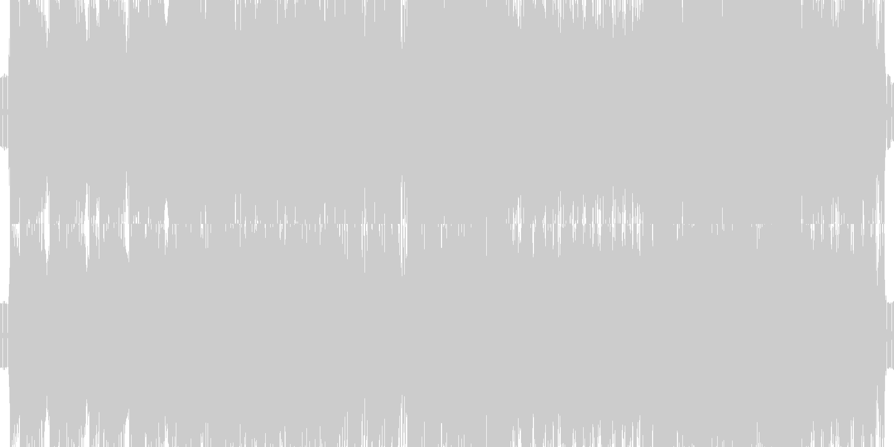 尺八/エレクトロ/和風/四つ打ち/三味線の未再生の波形