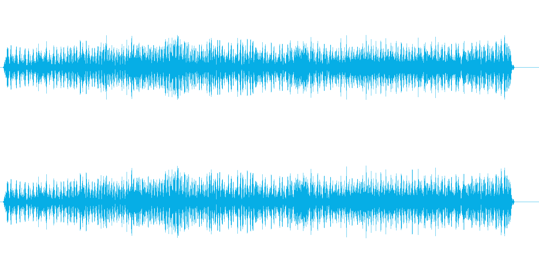 ブゥ〜ンブゥ〜ン(不快な感じのノイズ音)の再生済みの波形