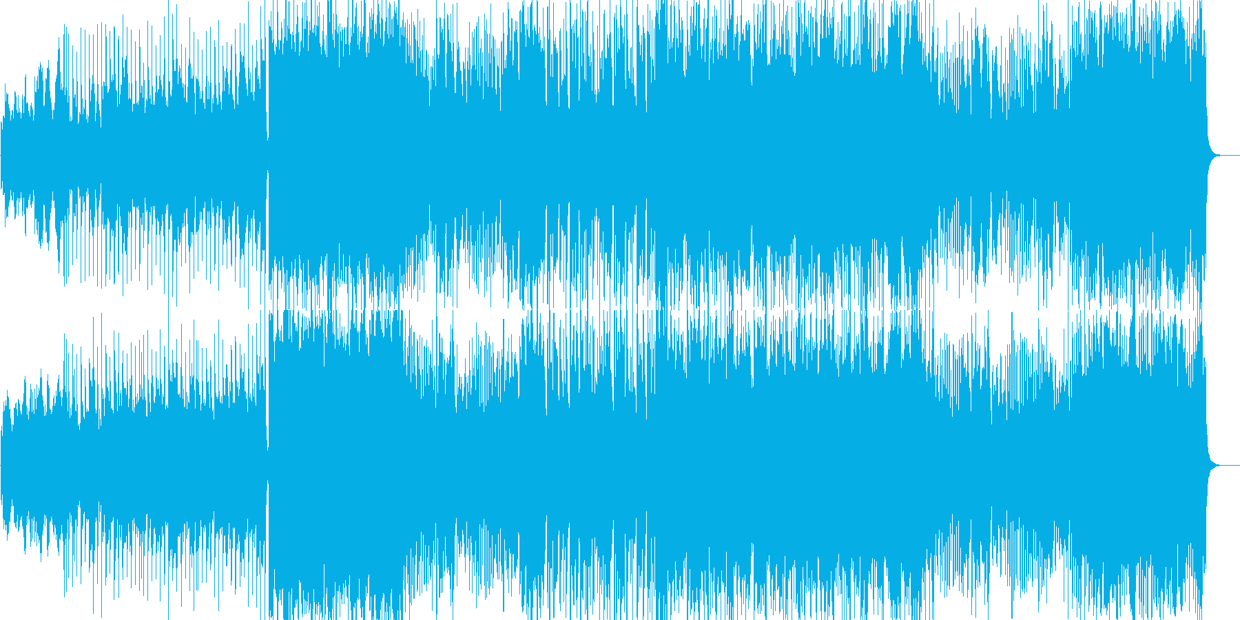 応援系popsの再生済みの波形