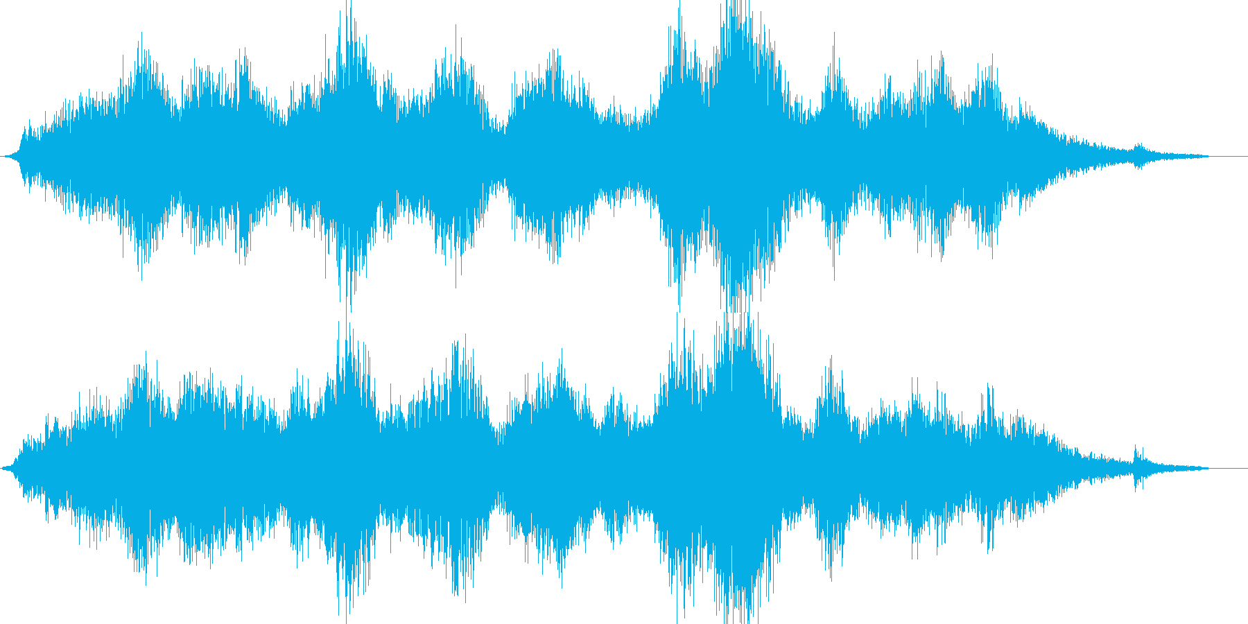 ダークです ドローンです サスペンス …の再生済みの波形