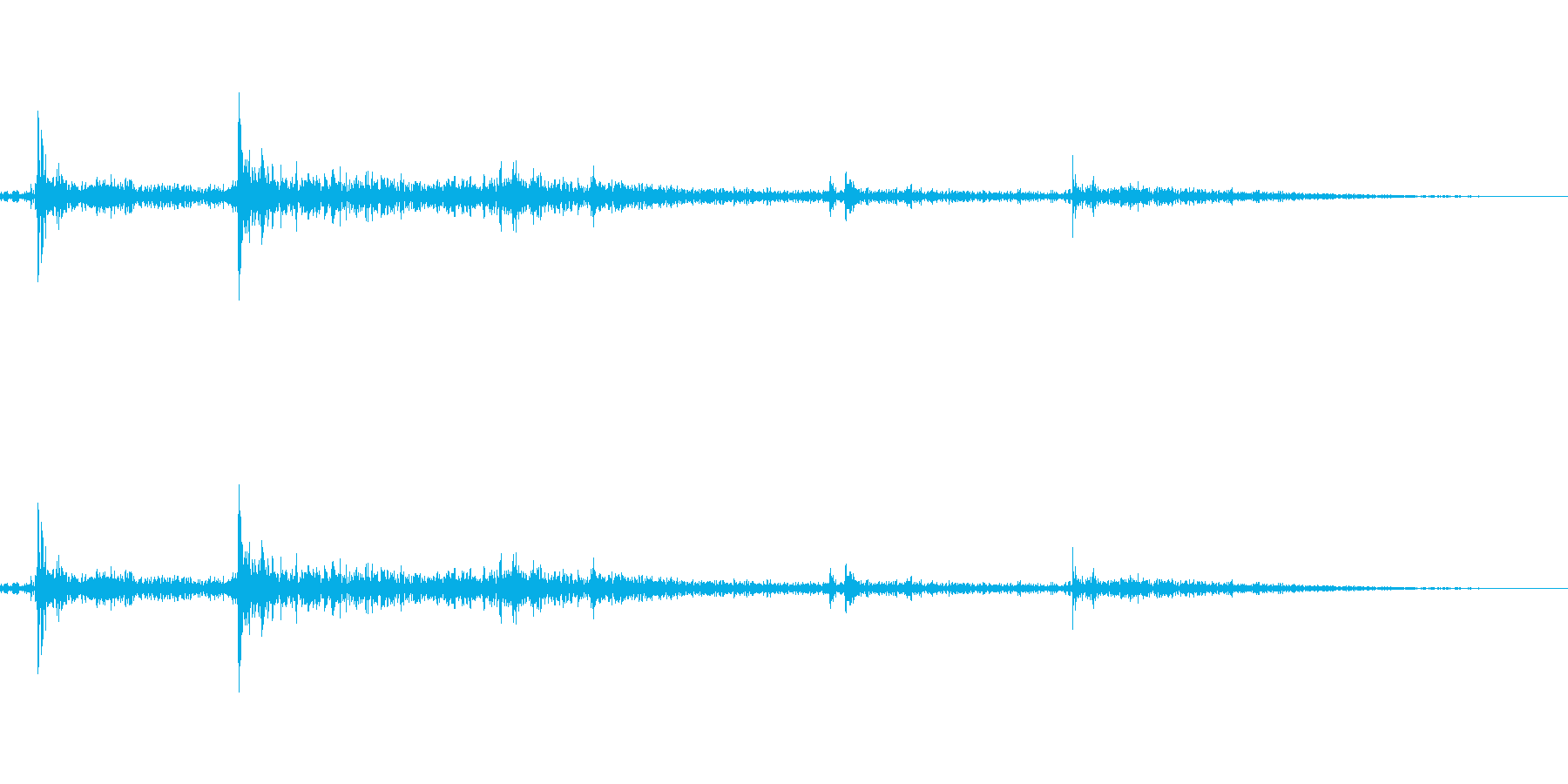 パシャッ!(おしとやかに打ち水をする音)の再生済みの波形