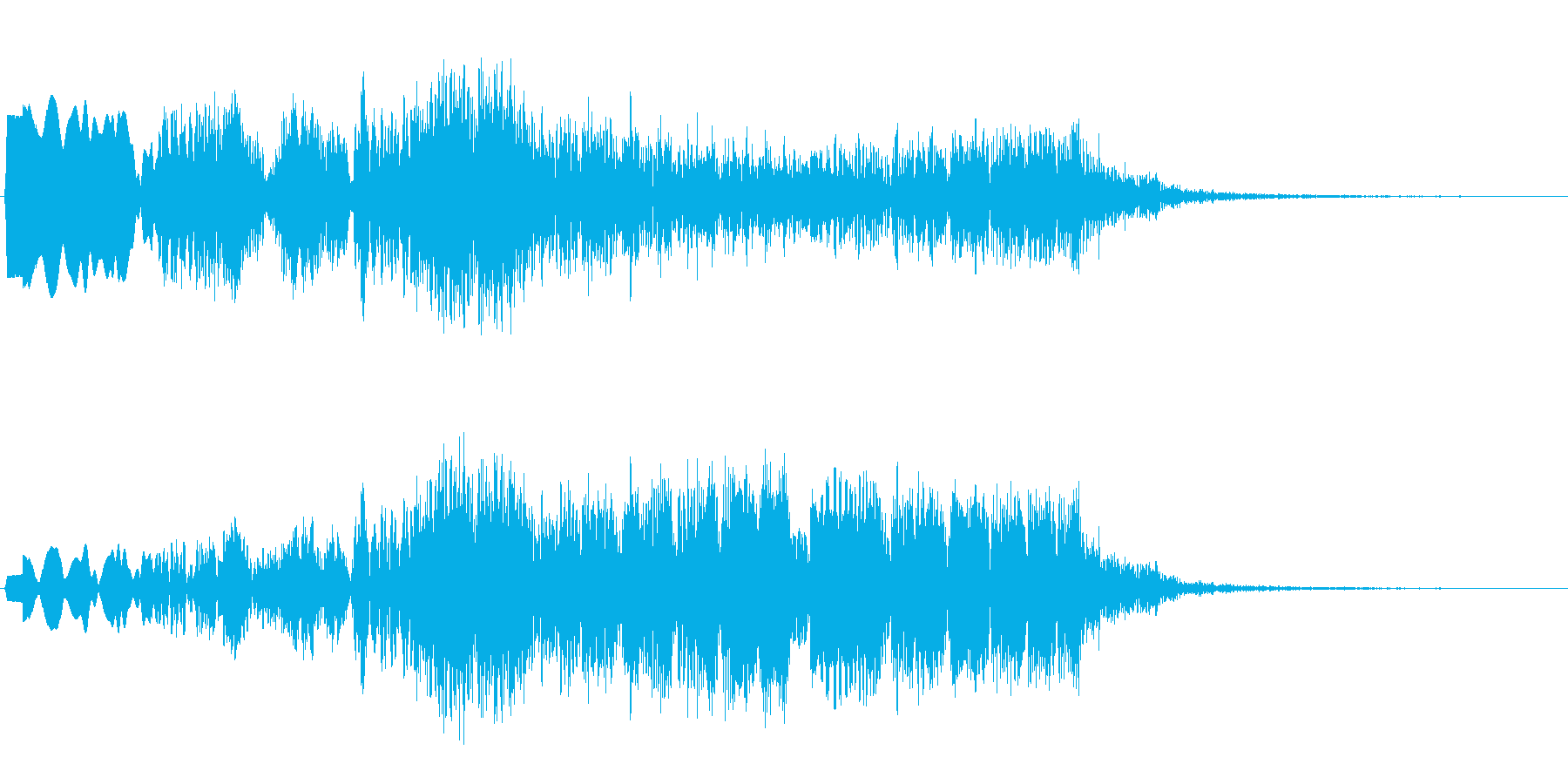 プクプクプク(水中の泡の音)の再生済みの波形