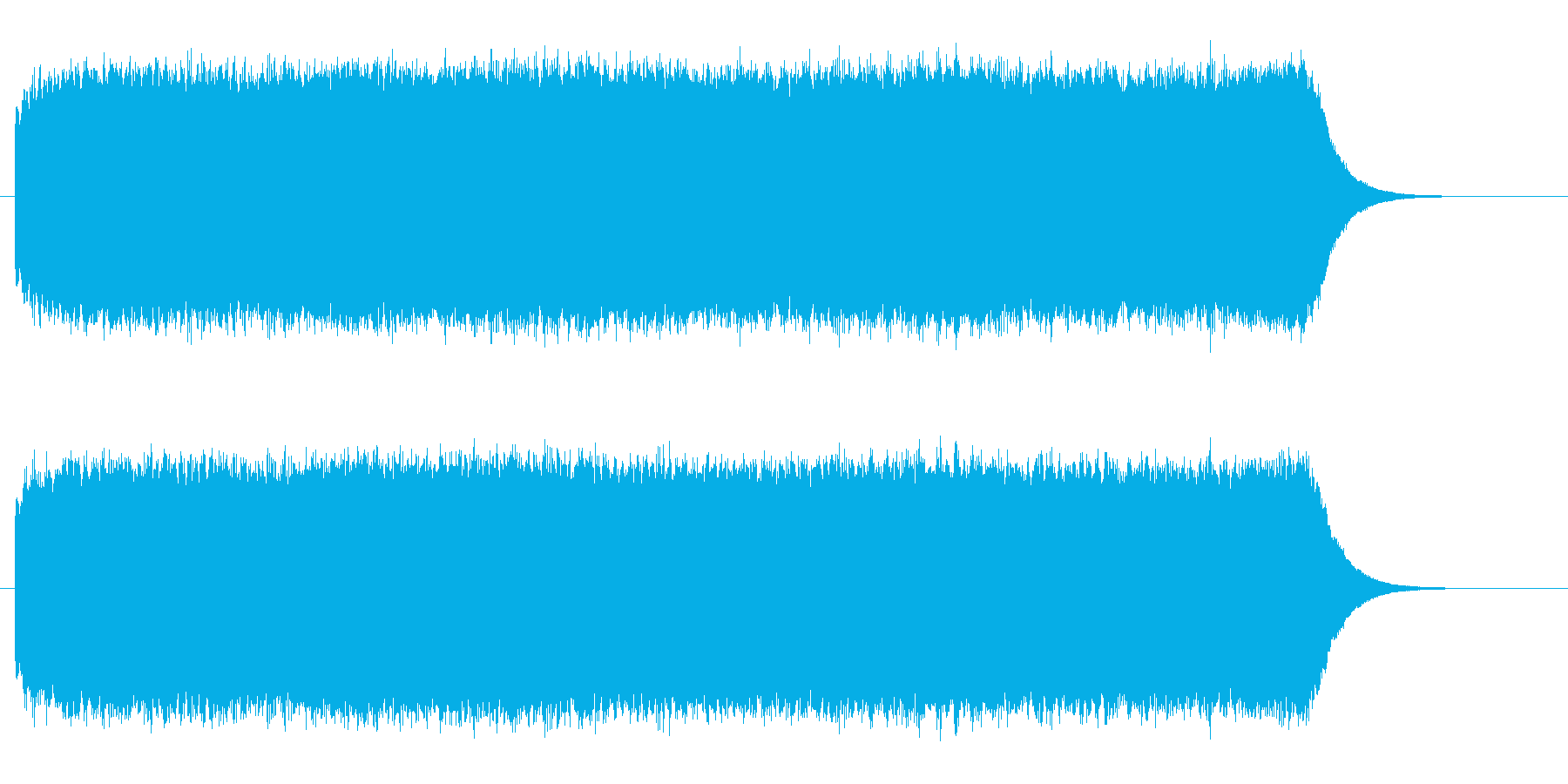 ビーーーーーーーーーーーという耳障りな音の再生済みの波形
