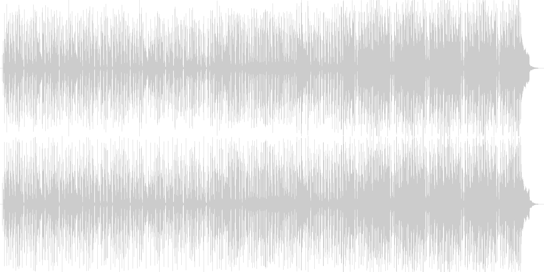 美しい琴のメロディが印象的な和風BGM。の未再生の波形