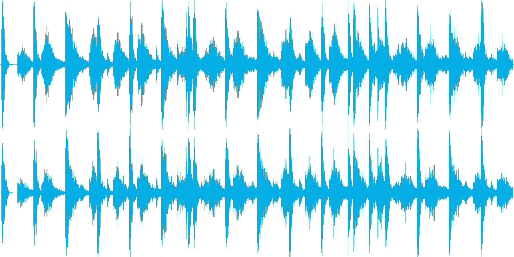エレクトロなイメージをした楽曲です。の再生済みの波形