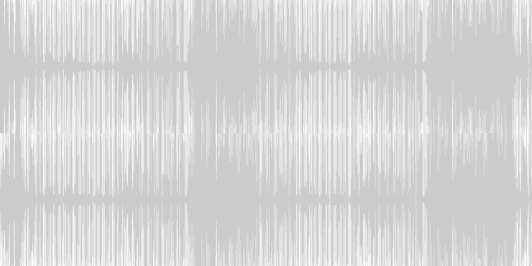 思わず踊ってしまう SynthMusicの未再生の波形