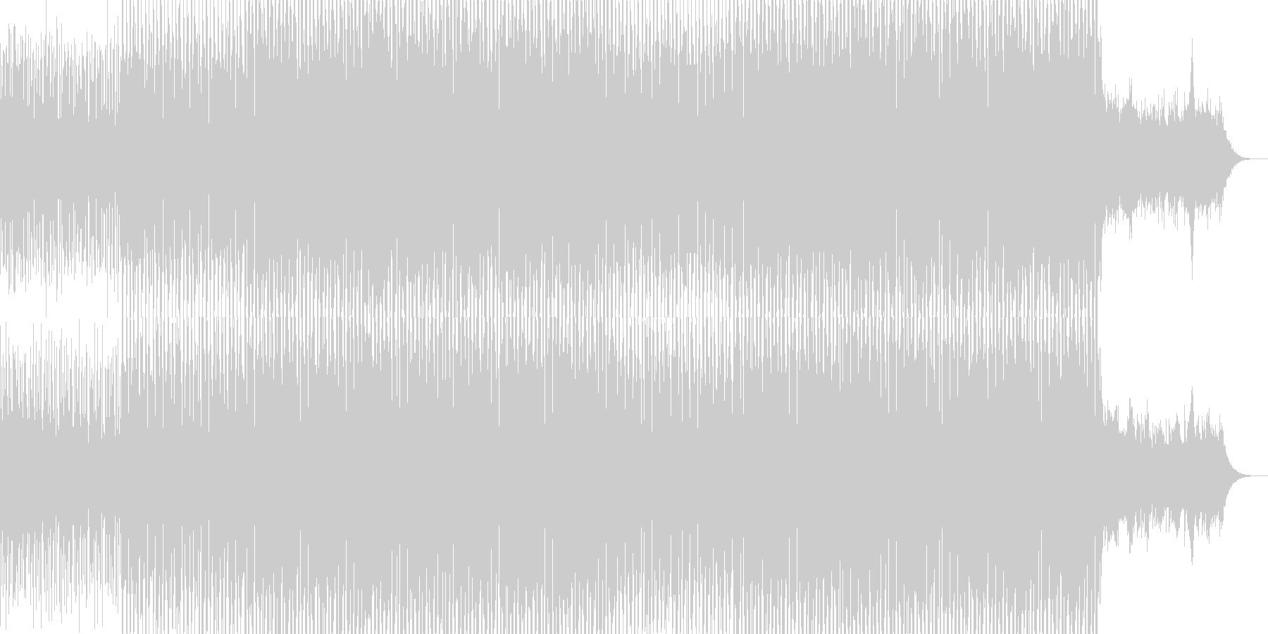 EDM明るいエスニック、クラブ系-10の未再生の波形