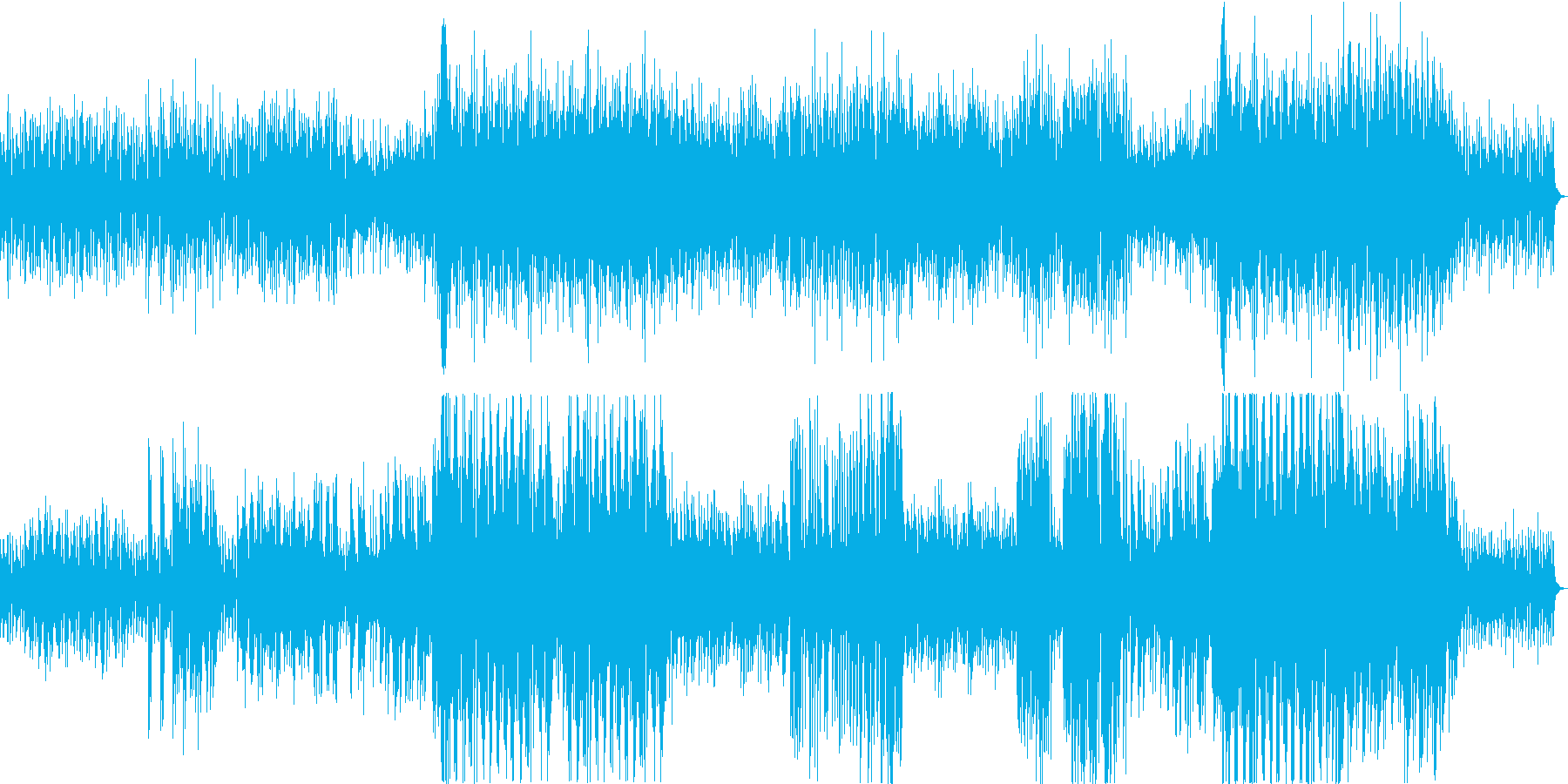 とある漫画の1シーンを想定して作った曲…の再生済みの波形