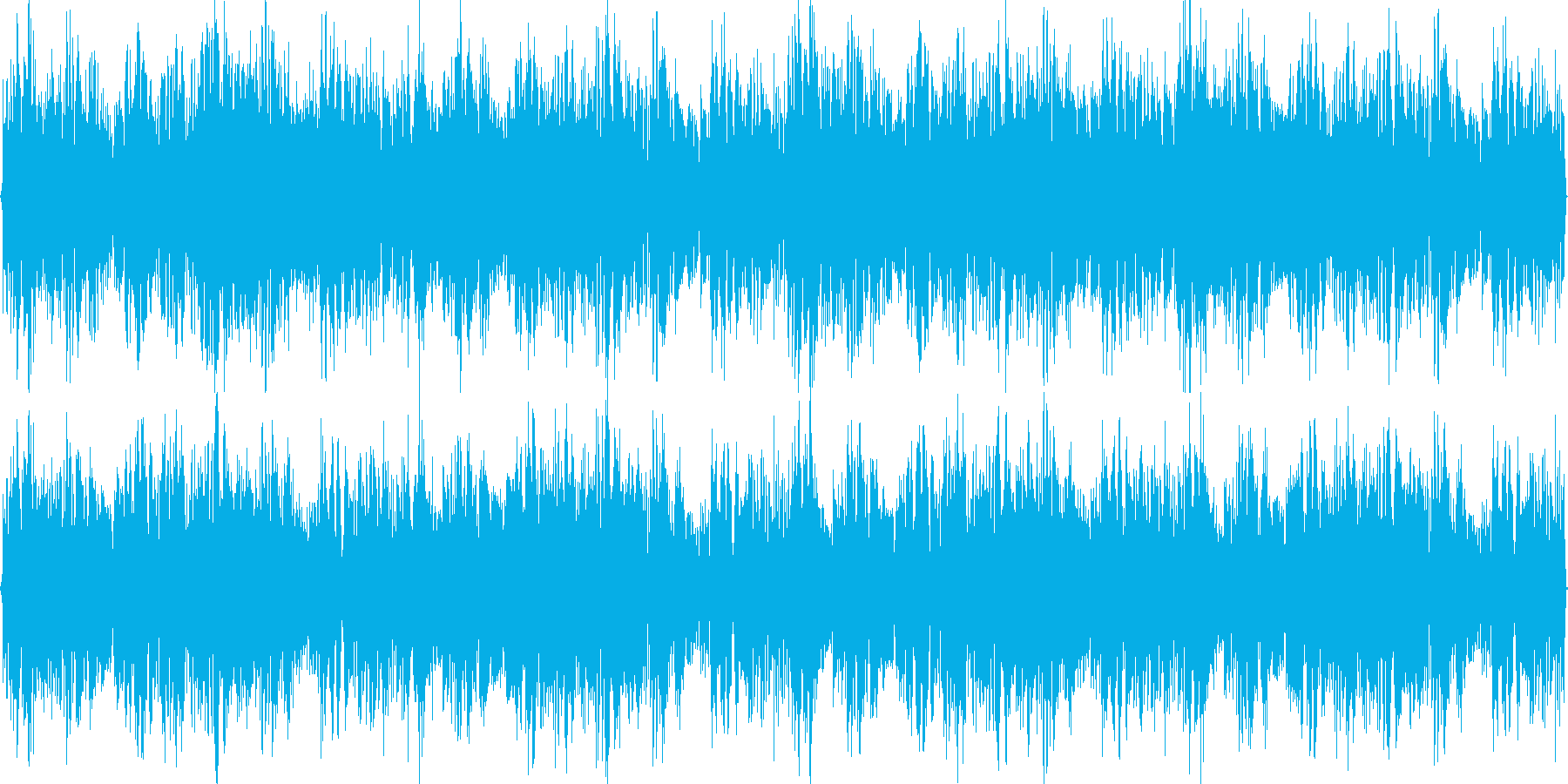 クラブ向けのループトランスBGMの再生済みの波形