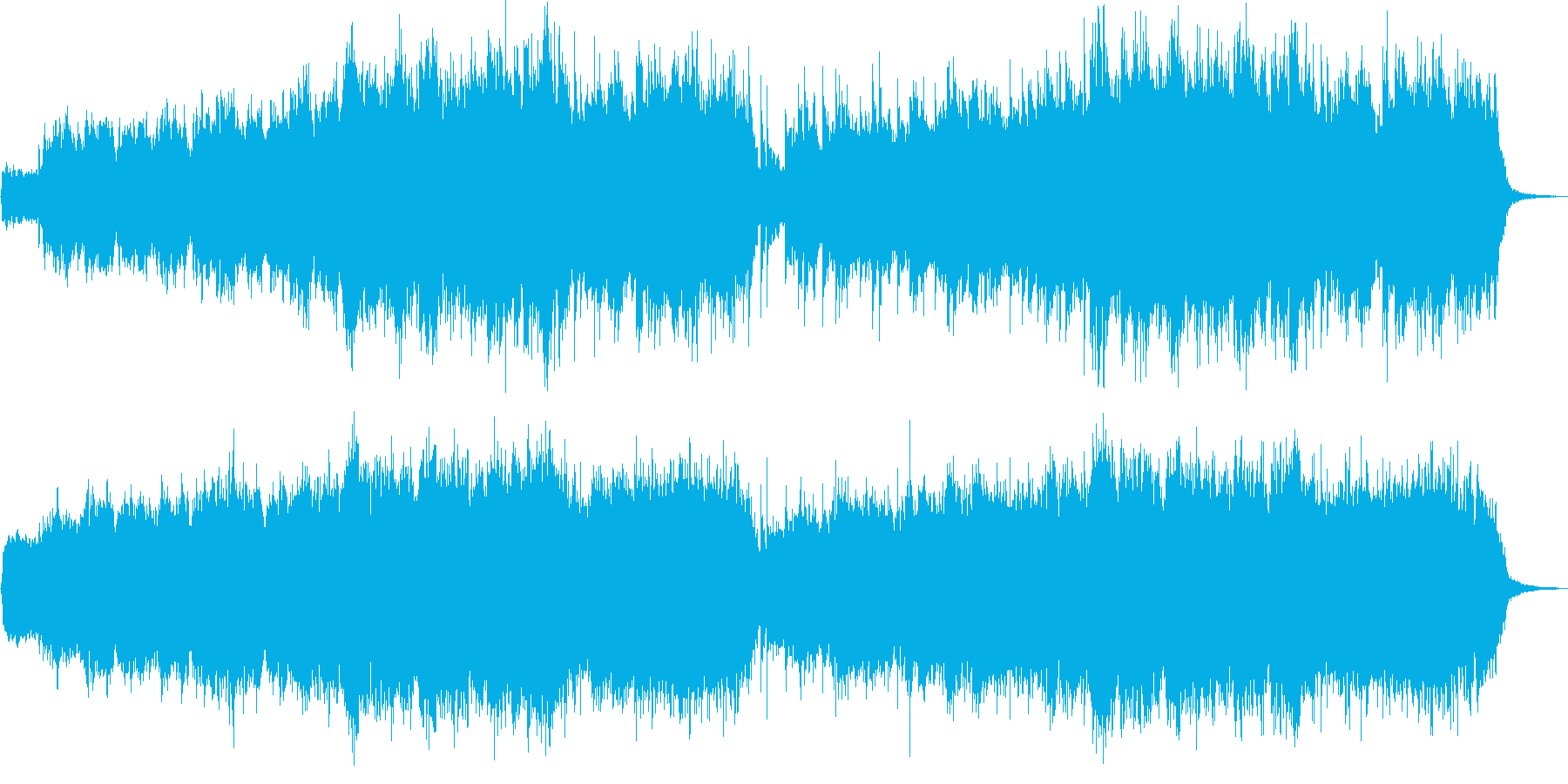 エニグマやアディエマスのような合唱曲の再生済みの波形