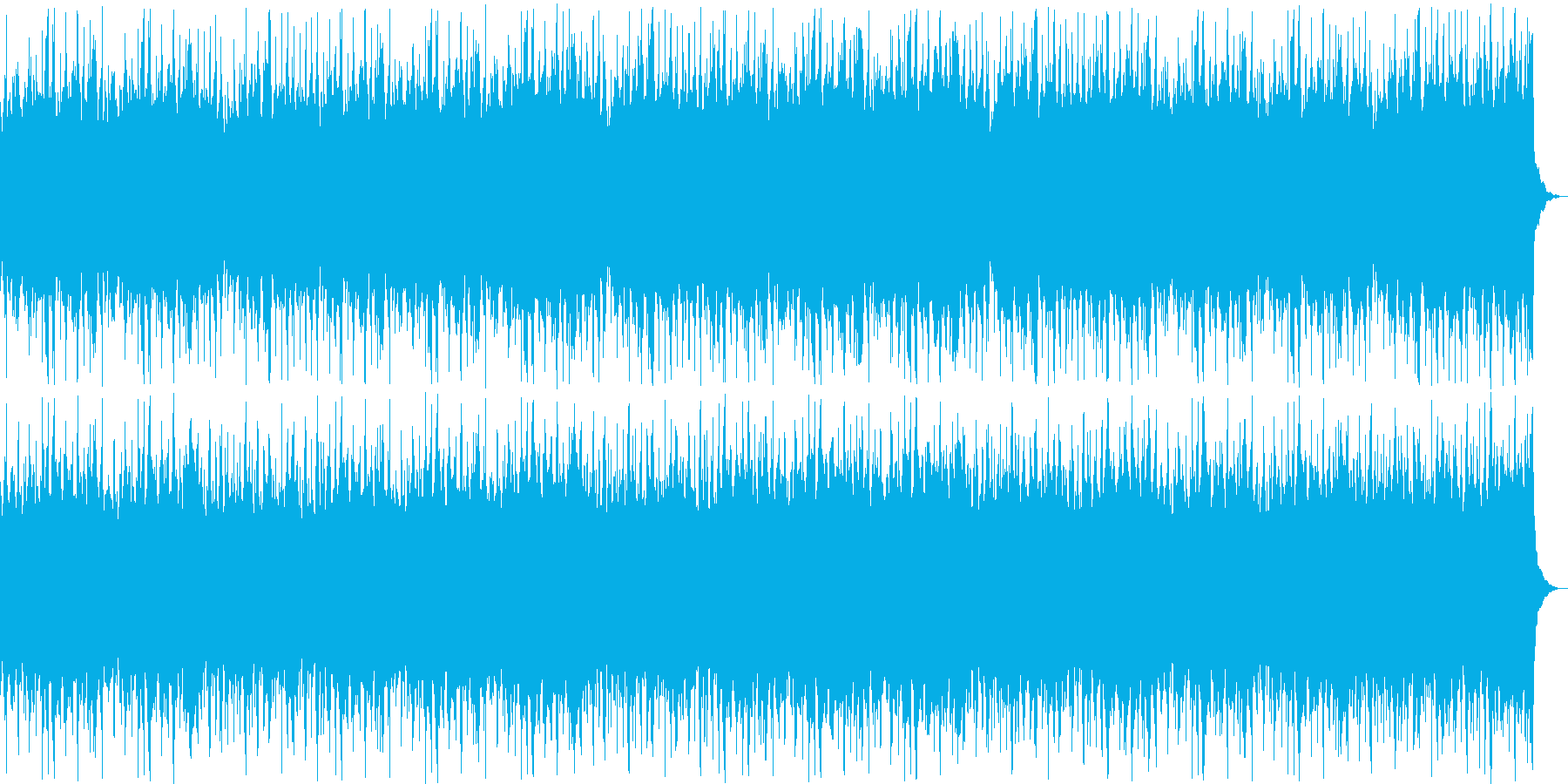 ザダーク ホラーなビート ストリングス曲の再生済みの波形