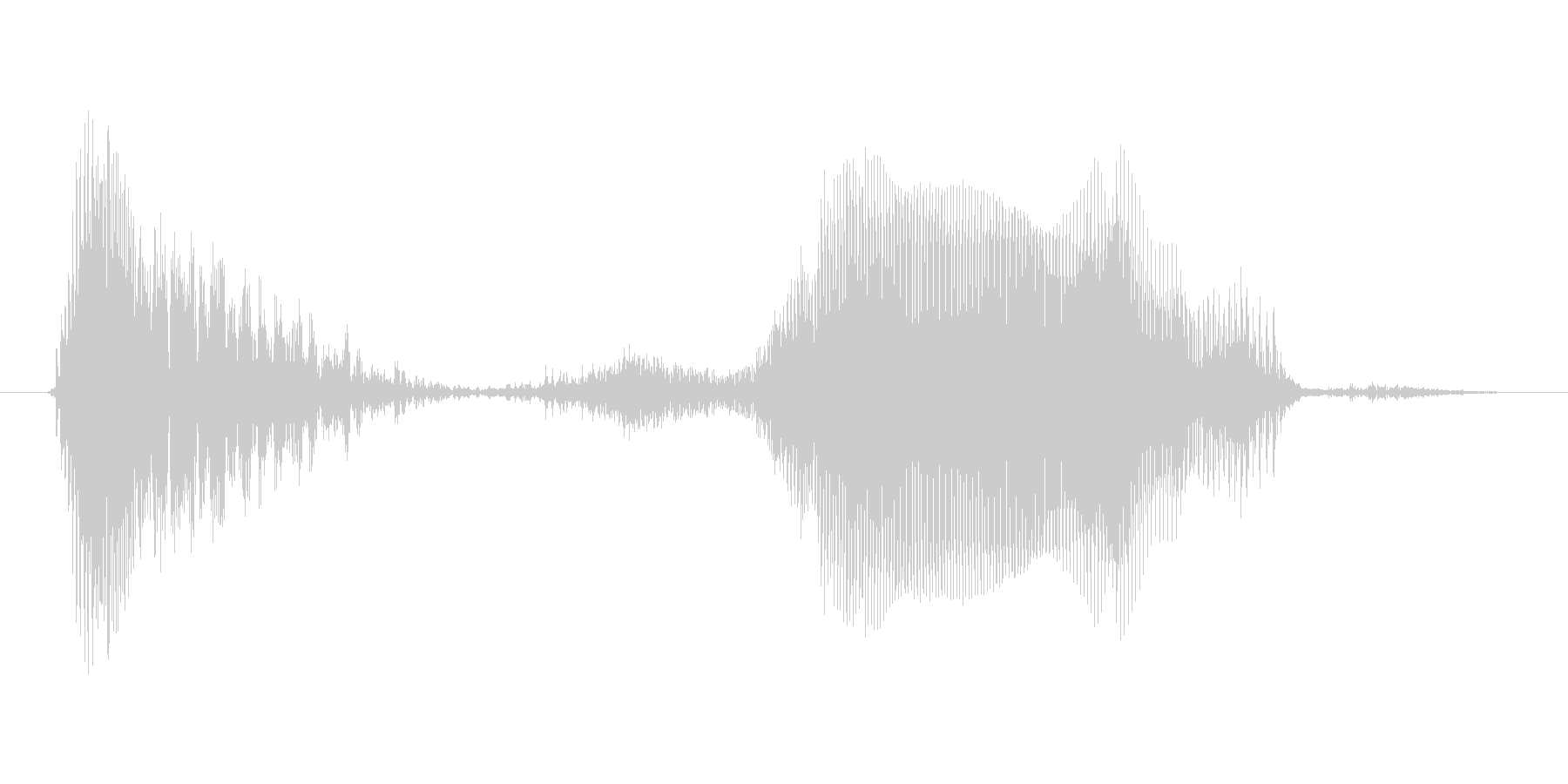 いくぜっ!(Type-E)の未再生の波形