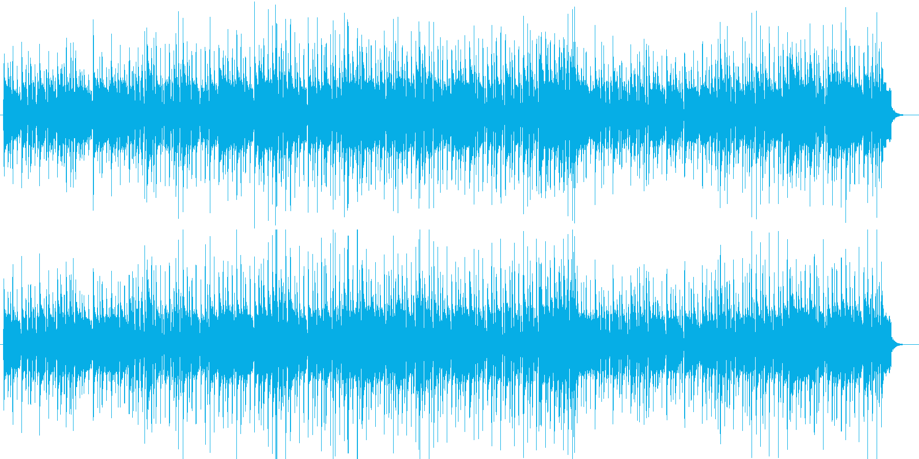 かっこ良くて切ない雰囲気のポップスの再生済みの波形