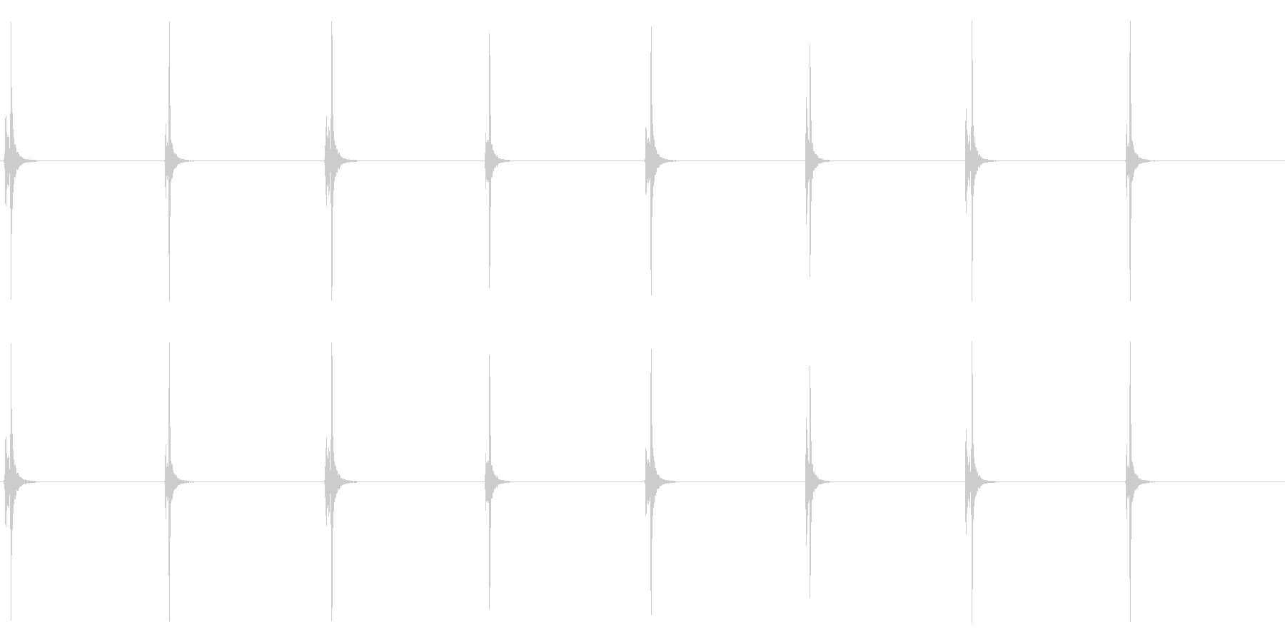 【時計 秒針01-1L】の未再生の波形