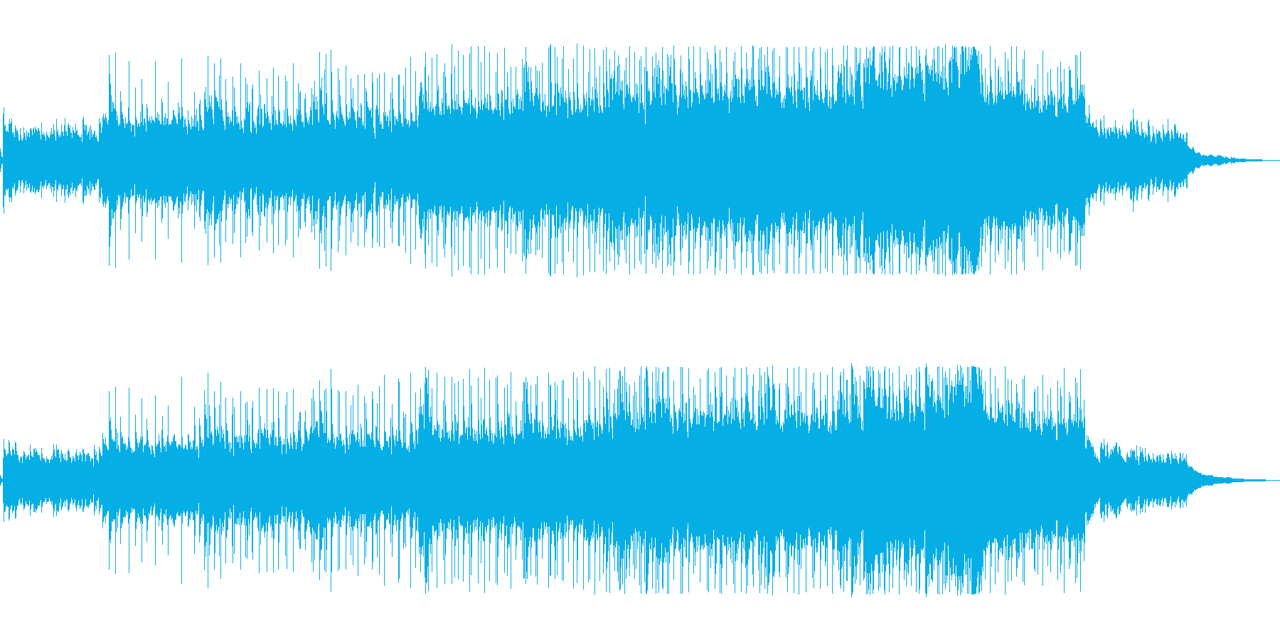 疾走感と躍動感が心地よいピアノ曲の再生済みの波形