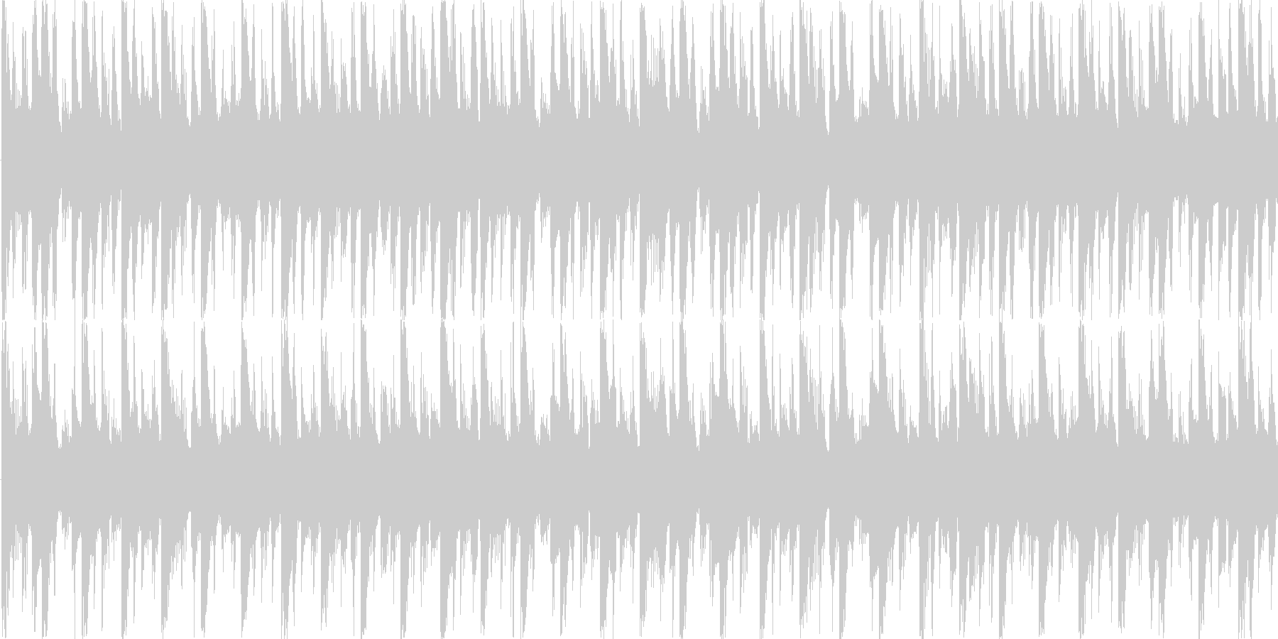 リズムを強調した楽曲です。の未再生の波形