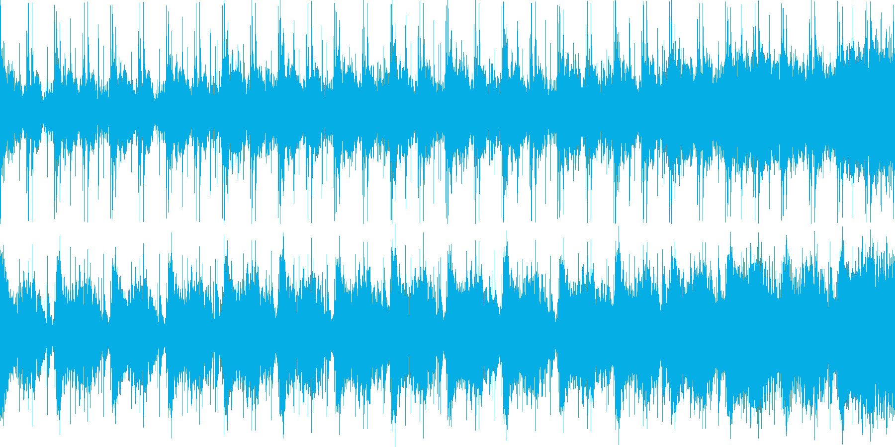 冷たいダンジョンぽい曲 ループバージョンの再生済みの波形