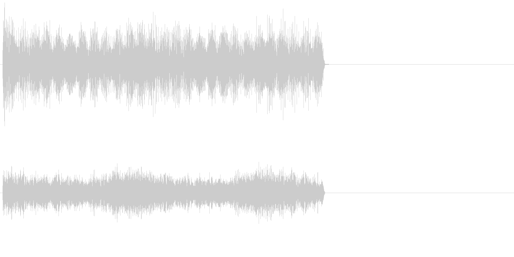 ダーン/恐怖、ホラーなオルガンの効果音の未再生の波形