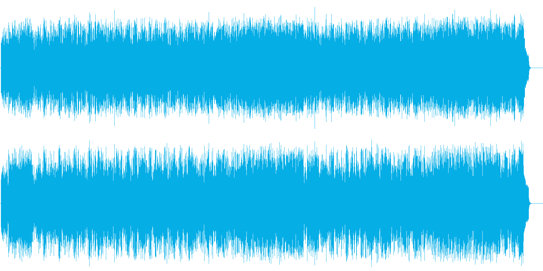 滑らかなピアノのバラード(フルサイズ)の再生済みの波形
