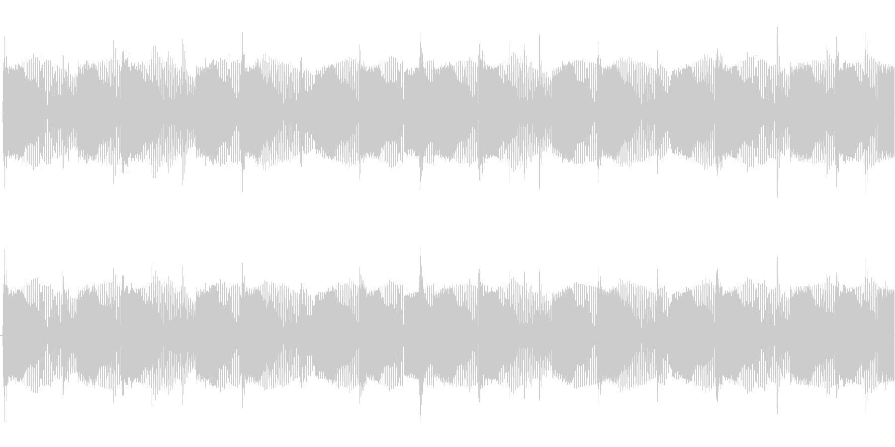 エレクトロなイメージをした楽曲です。の未再生の波形