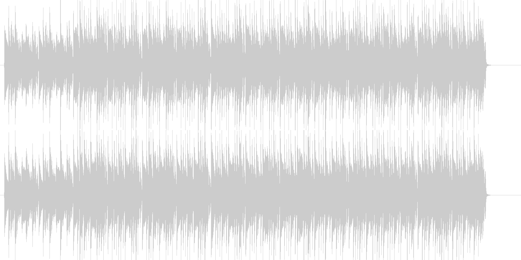 CMに合いそうな軽快な音楽(ボサノバ)の未再生の波形