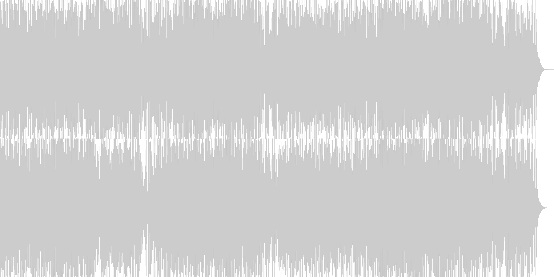 バンドネオンと激しいリズム隊の勇敢な曲の未再生の波形