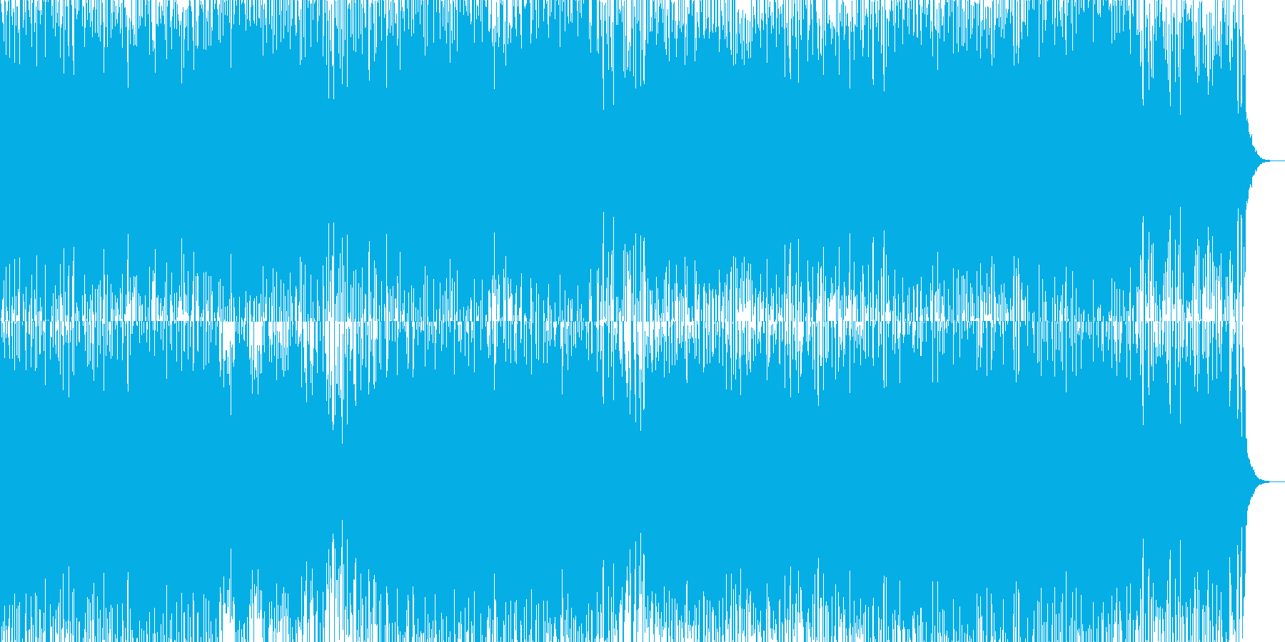 バンドネオンと激しいリズム隊の勇敢な曲の再生済みの波形
