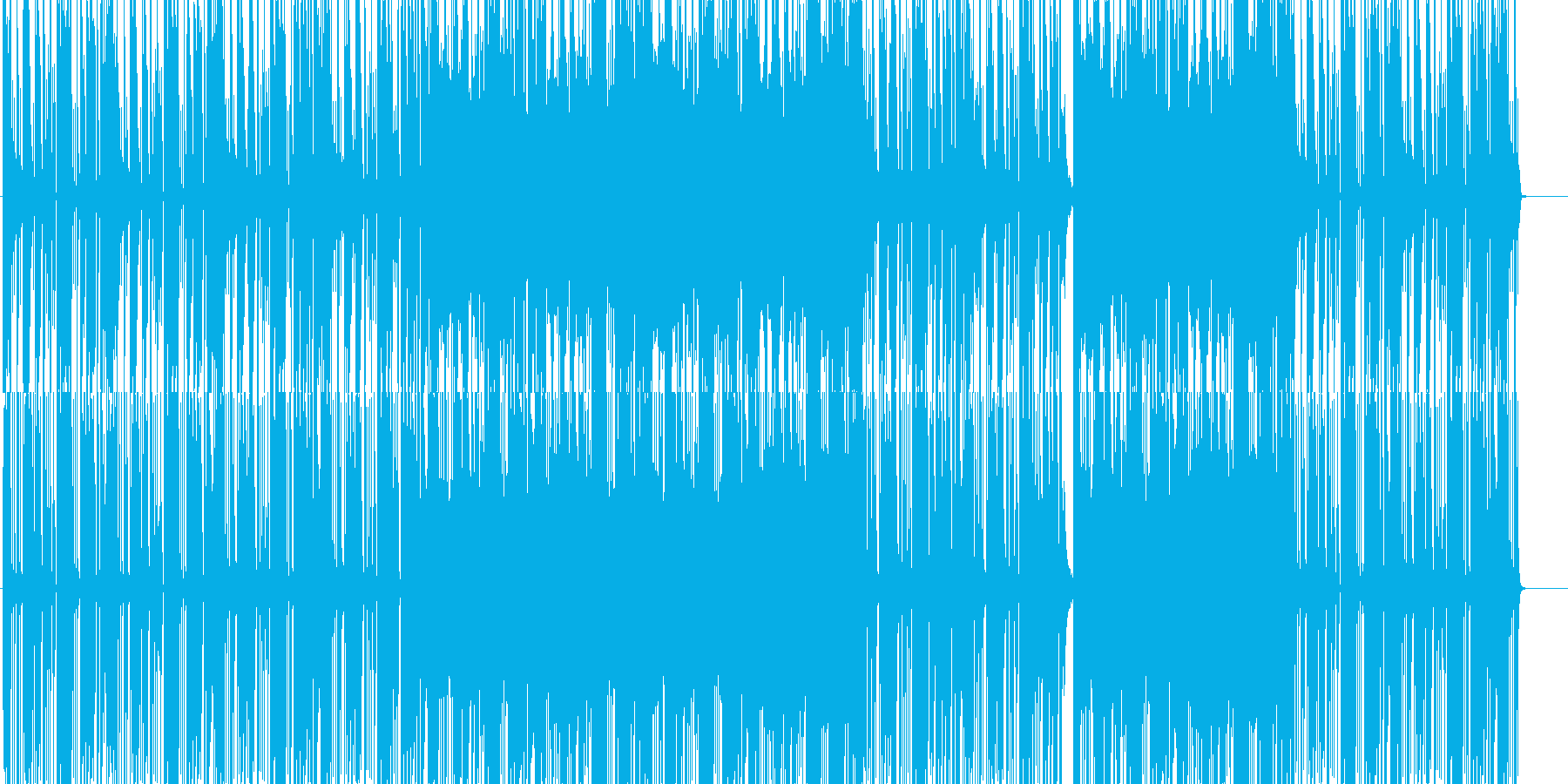映像系 CMに合いそうなテクノの再生済みの波形