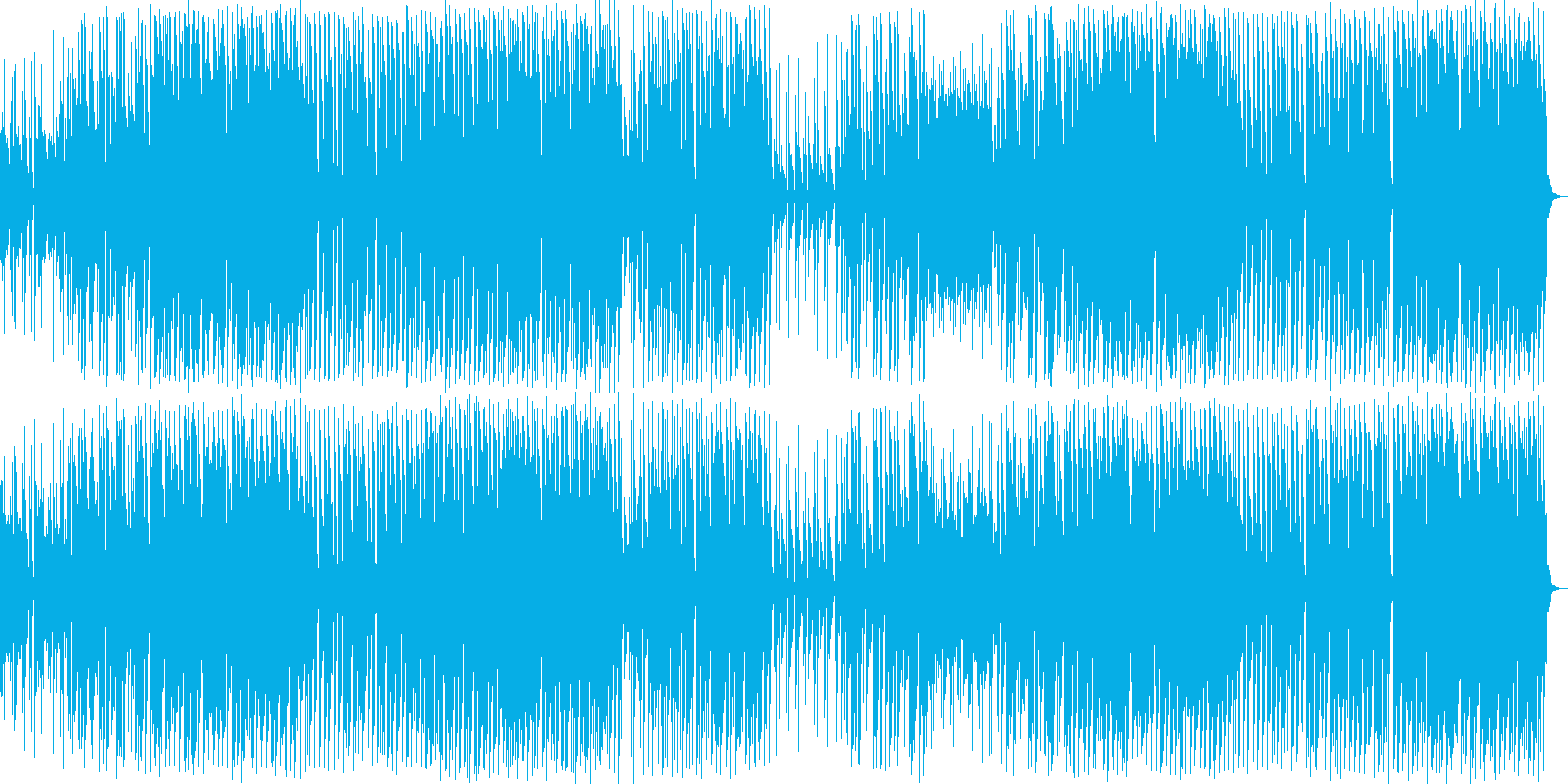 ソフトなedm クラブ調の再生済みの波形
