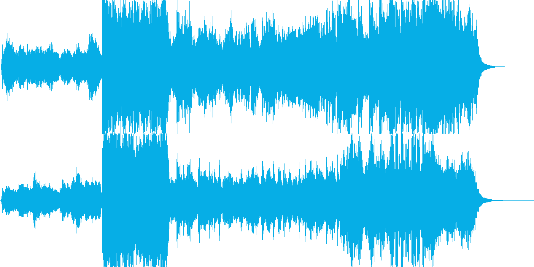 "ディズニー"のようなオーケストラ曲の再生済みの波形
